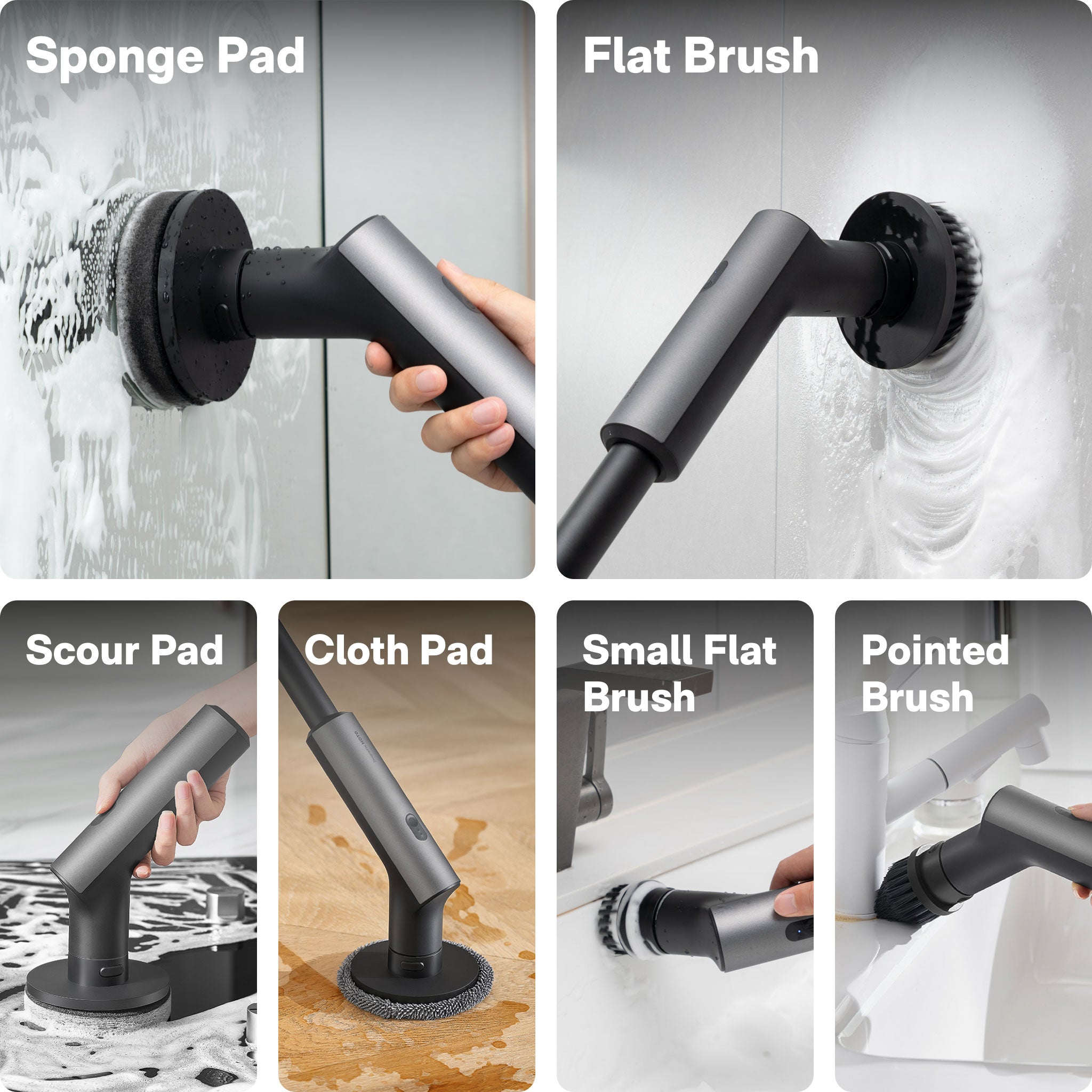 HOTO Electric Spin Scrubber