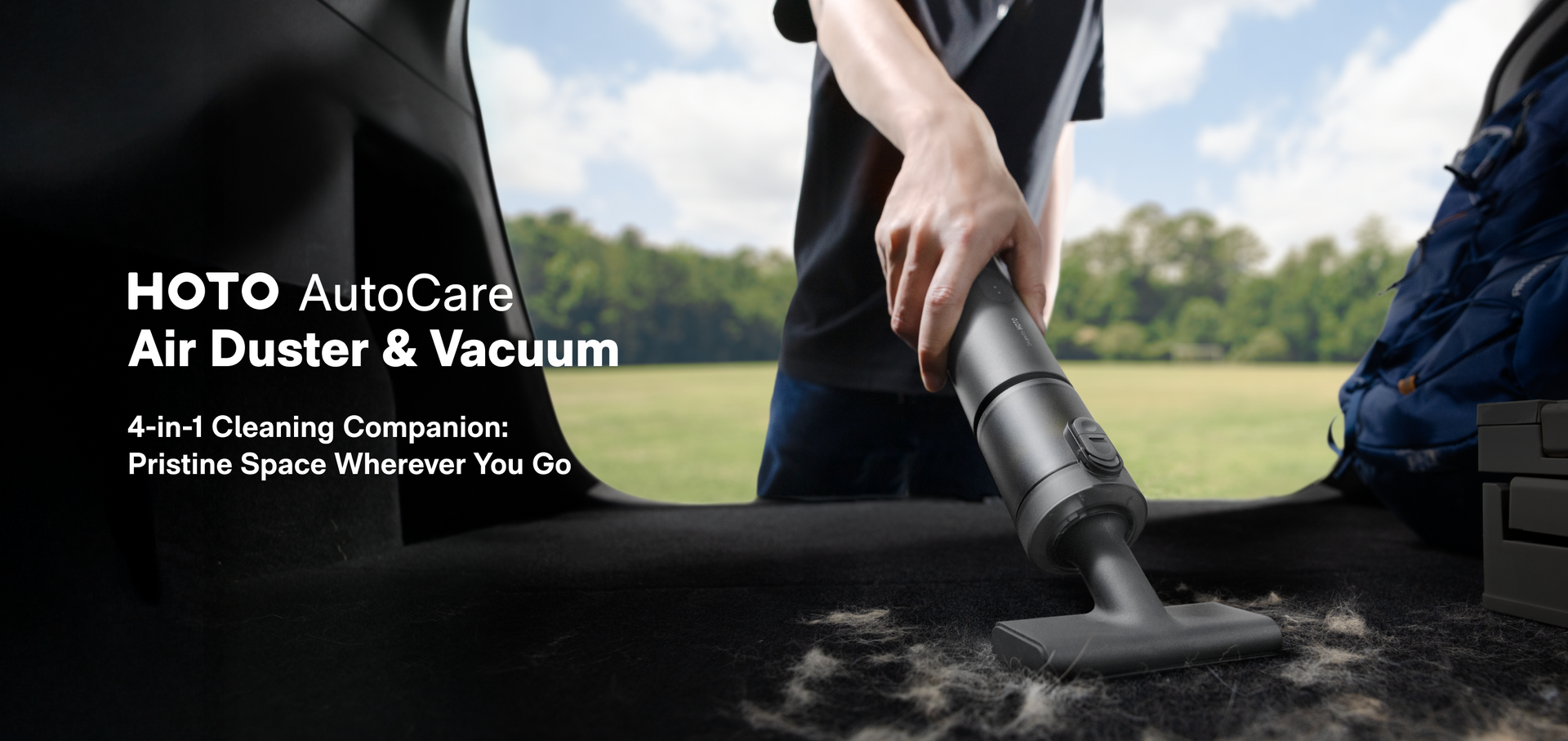 HOTO AutoCare. Tackle dust in every corner - from your car’s interior to your desktop and keyboard.