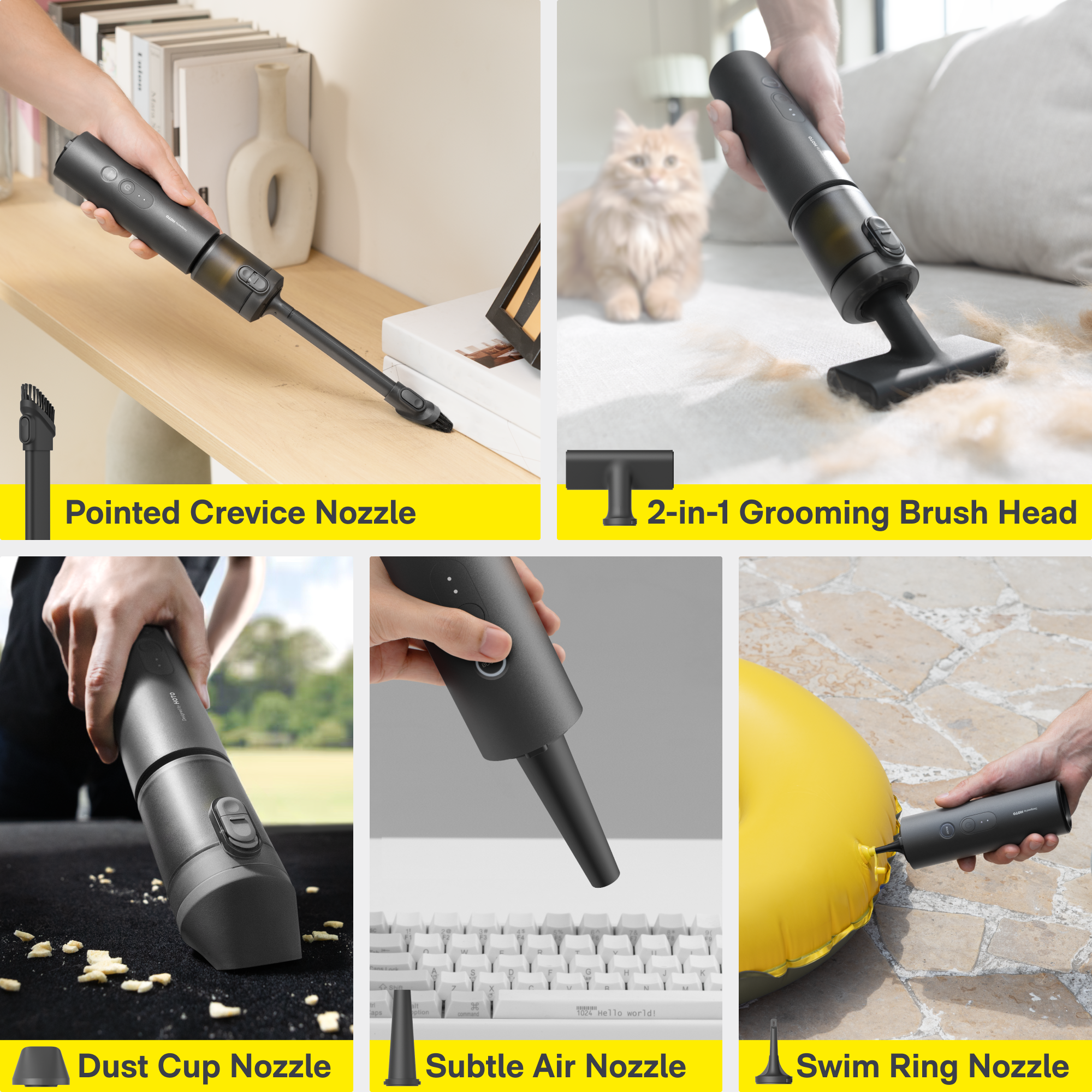 HOTO HOTO AutoCare Air Duster & Vacuum