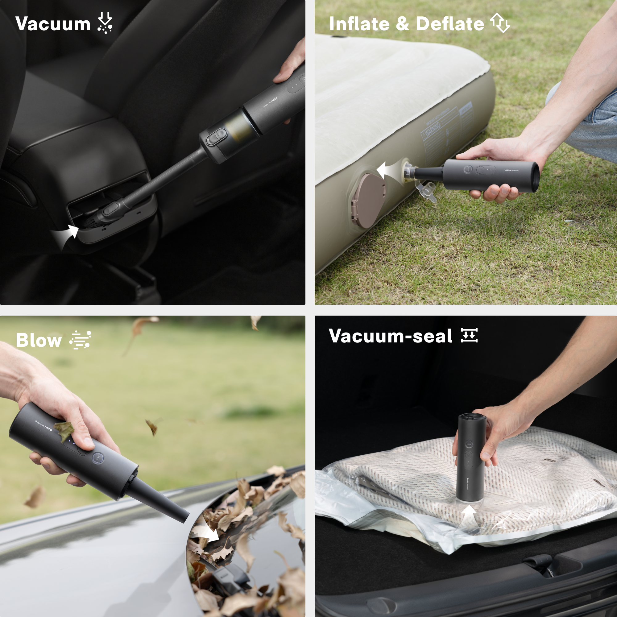HOTO HOTO AutoCare Air Duster & Vacuum