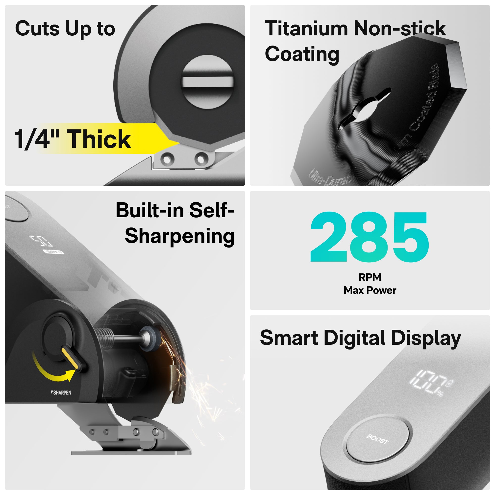 HOTO EdgeFlow Cordless Electric Scissors