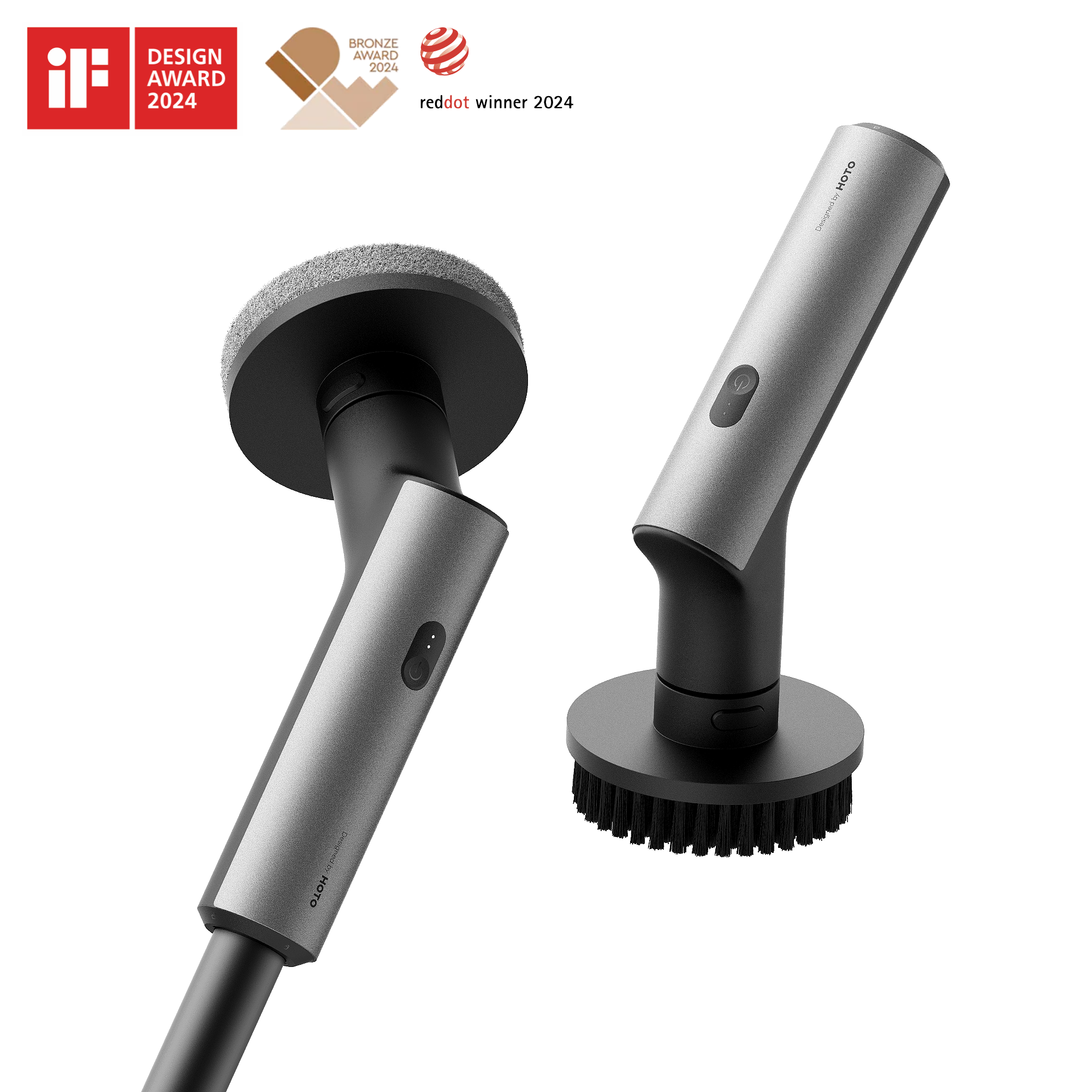 HOTO Electric Spin Scrubber | Powerful Cordless Home Cleaning Tool