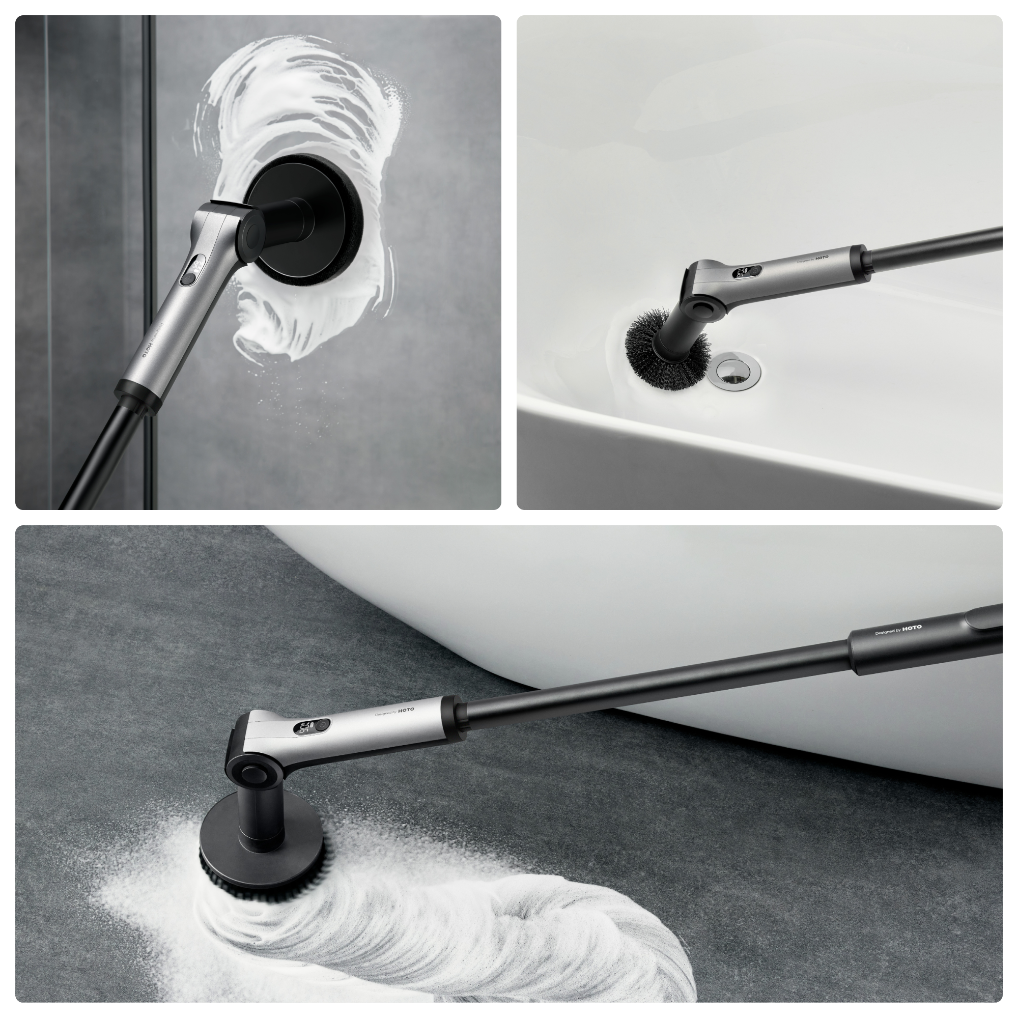 HOTO HOTO Flexi™ Cordless Spin Scrubber