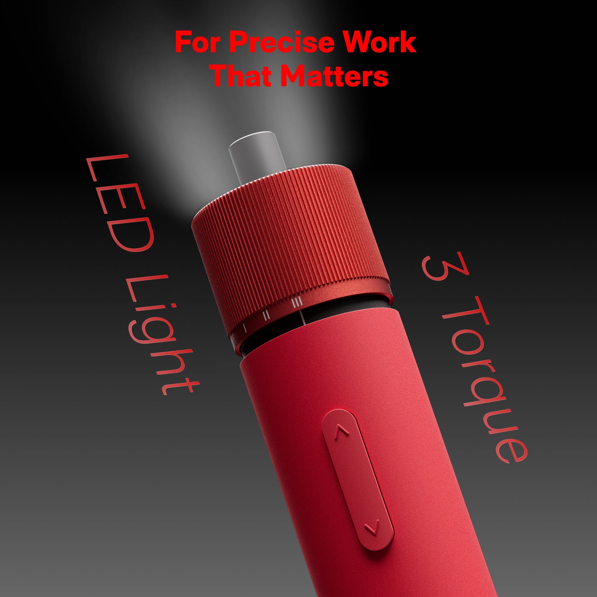 HOTO NEON RED Electric Screwdriver Tool Kit