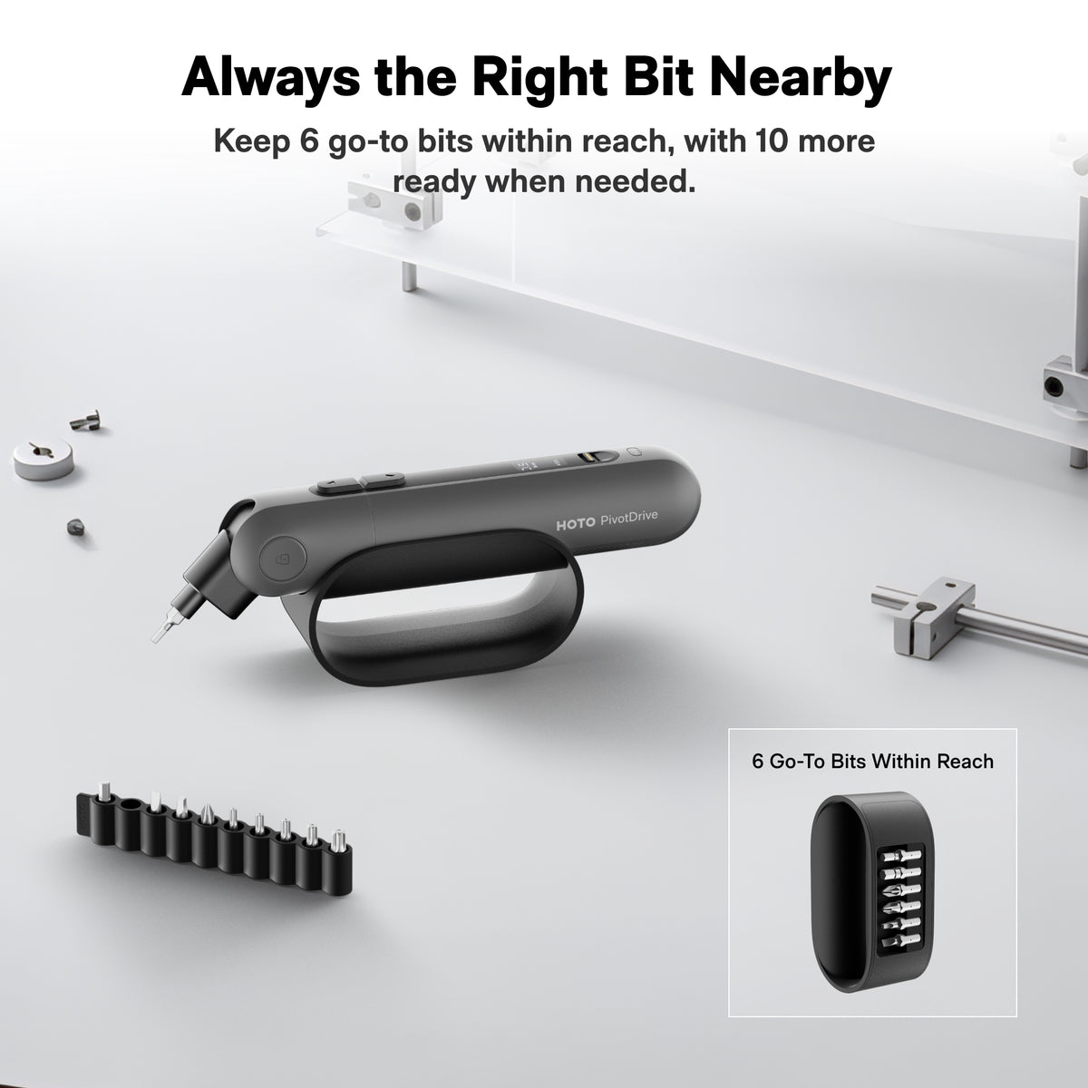 HOTO HOTO PivotDrive Cordless Screwdriver