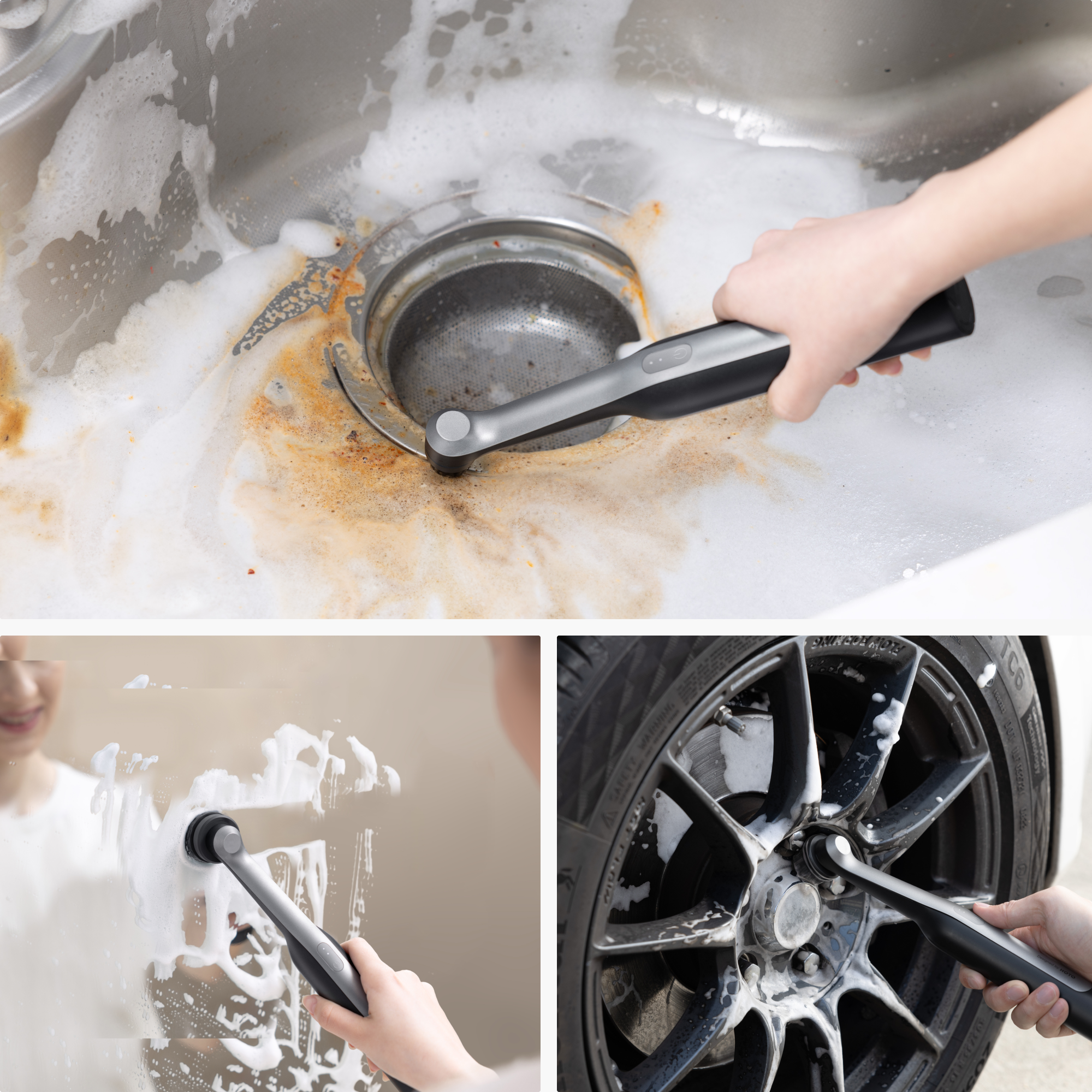 HOTO HOTO Wand™ Cordless Spin Scrubber