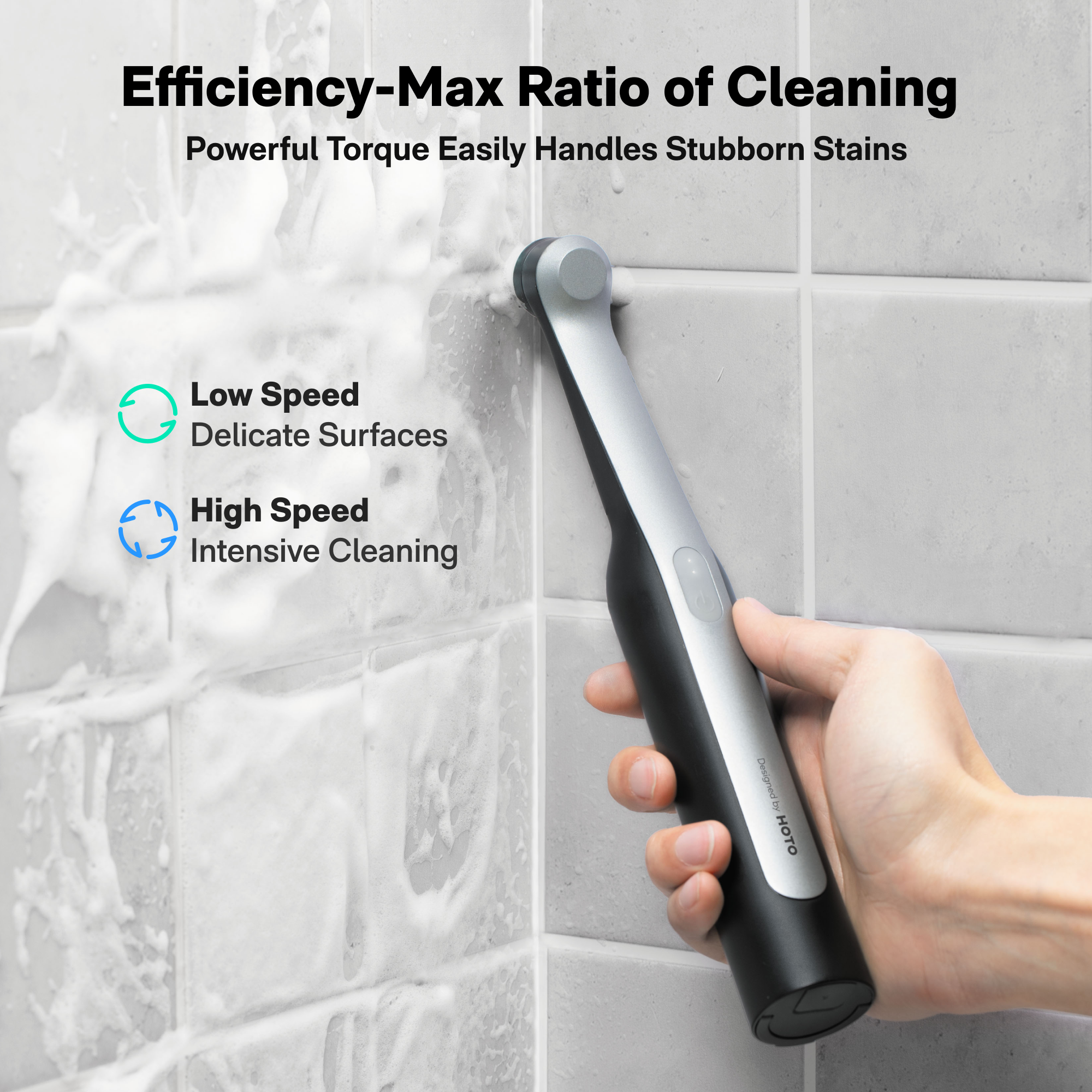 HOTO HOTO Wand™ Cordless Spin Scrubber