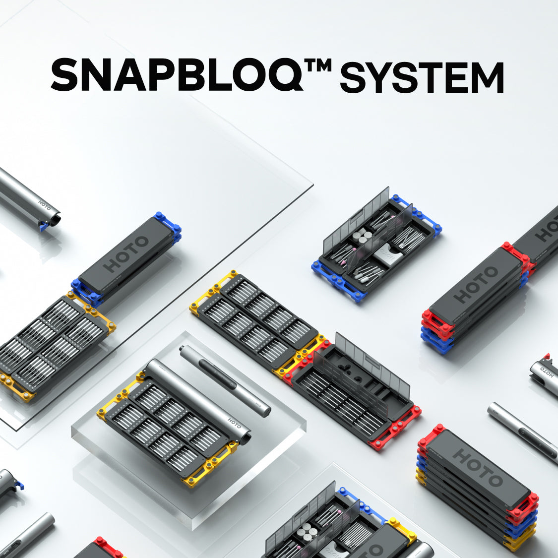 HOTO SNAPBLOQ™ S-A01 Electric Precision Screwdriver Master Set