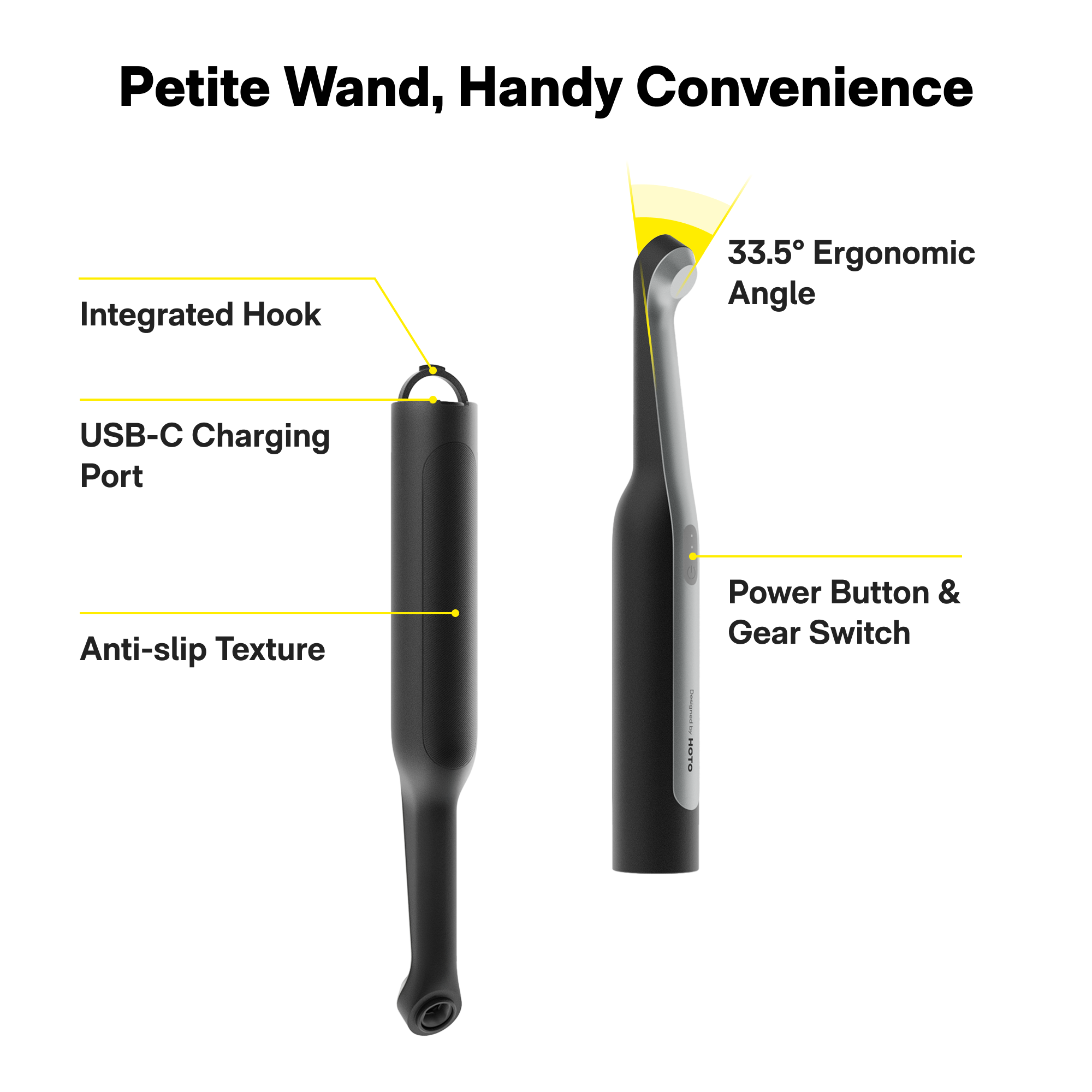 HOTO HOTO Wand™ Cordless Spin Scrubber
