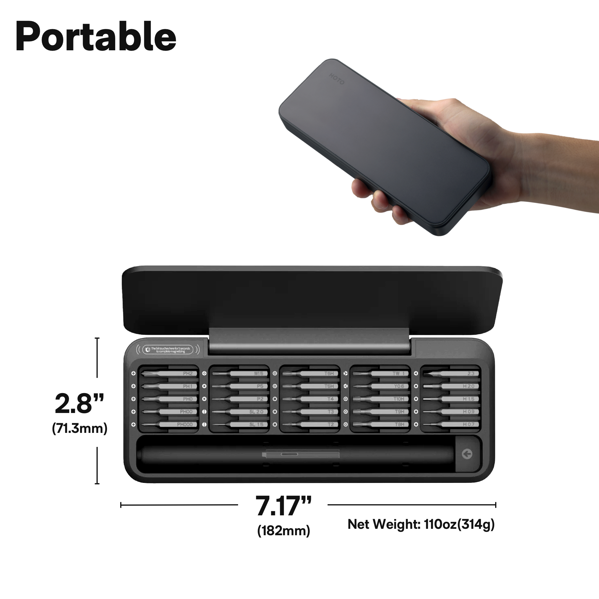HOTO Electric Precision Screwdriver Kit