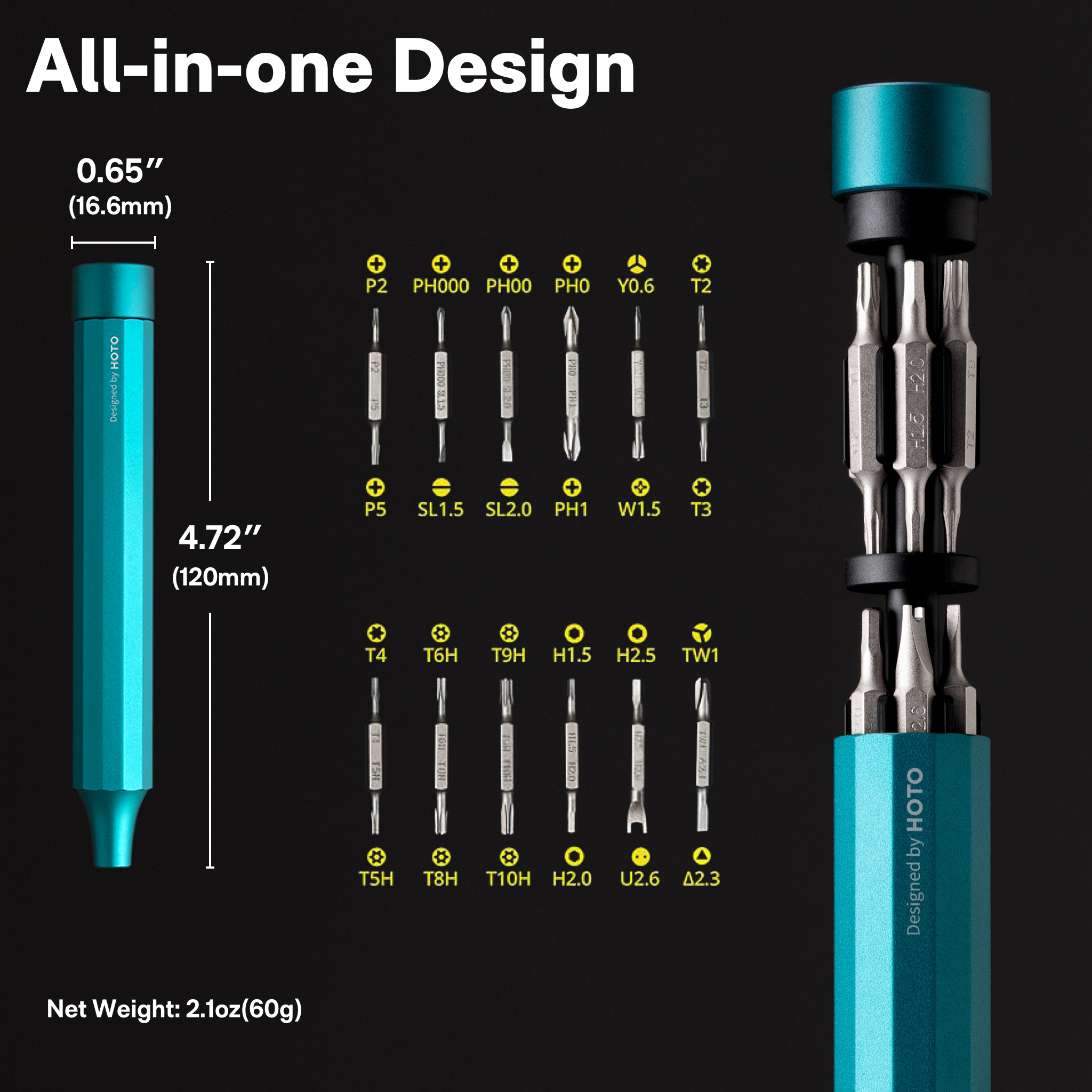 HOTO Precision Screwdriver Pen (Manual)
