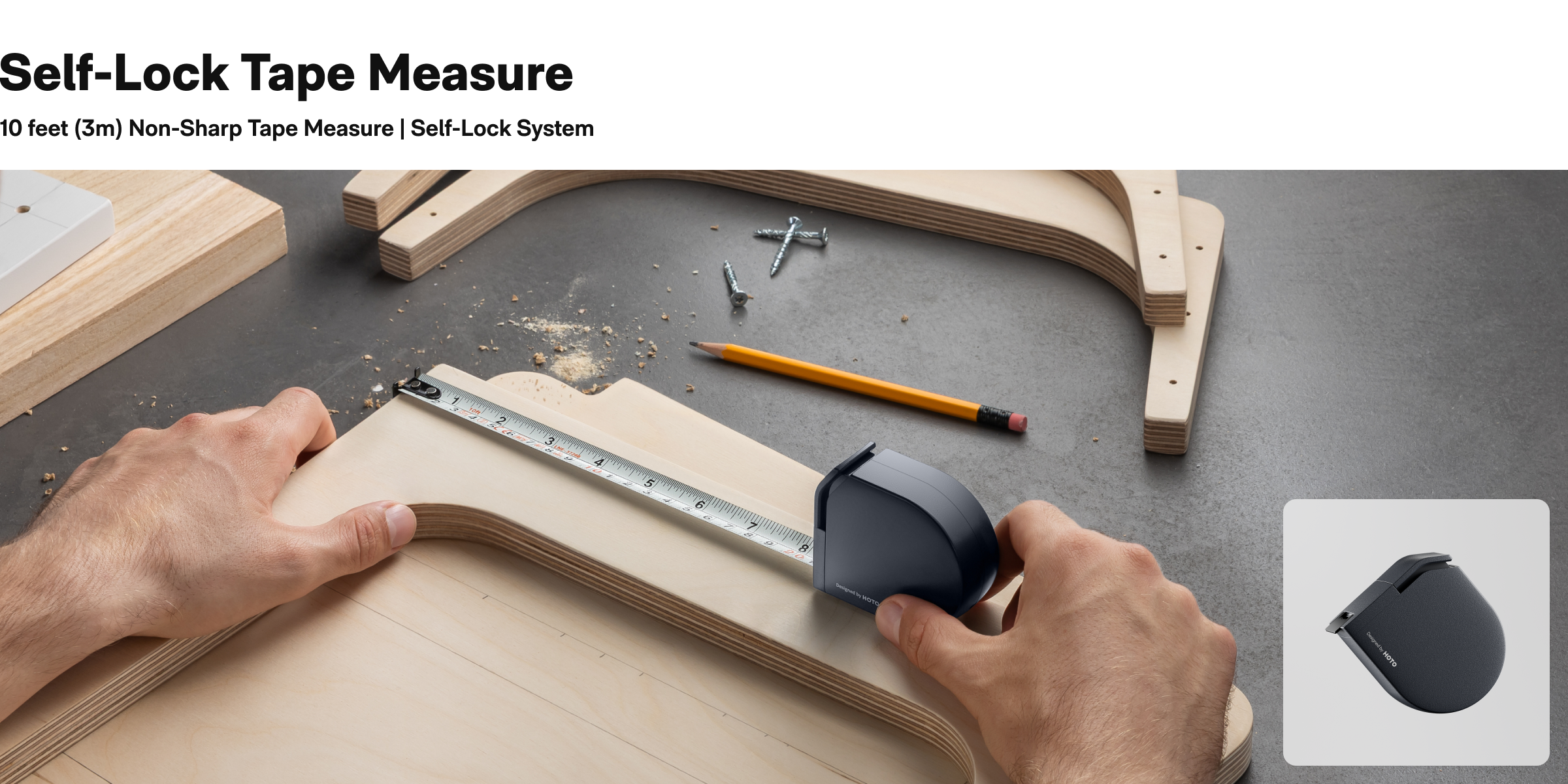 Self-Lock Tape Measure