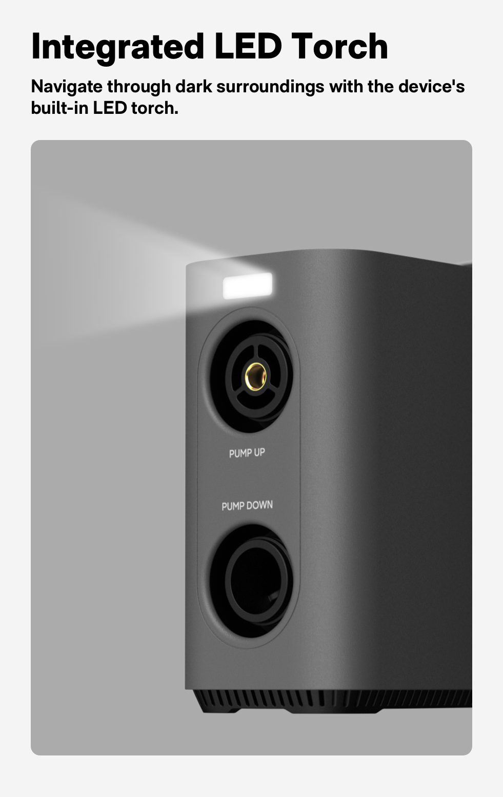 Integrated LED Torch