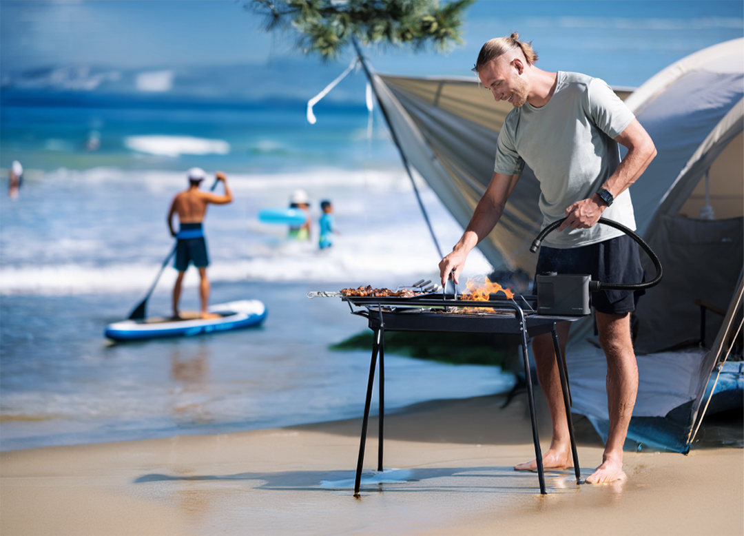 Aip Pump Master is ideal for inflating items such as BBQ fire blowers