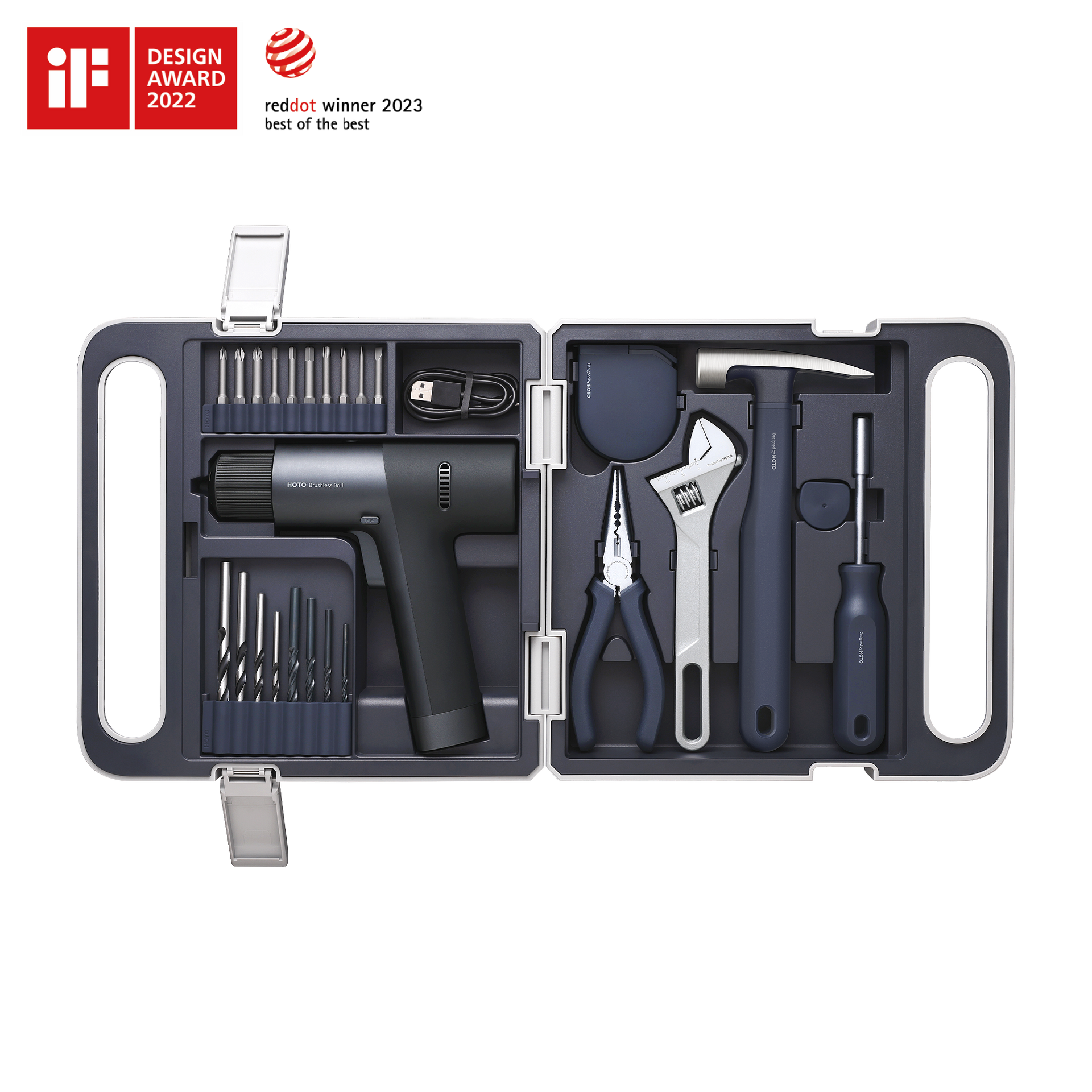 12V Brushless Drill Tool Set