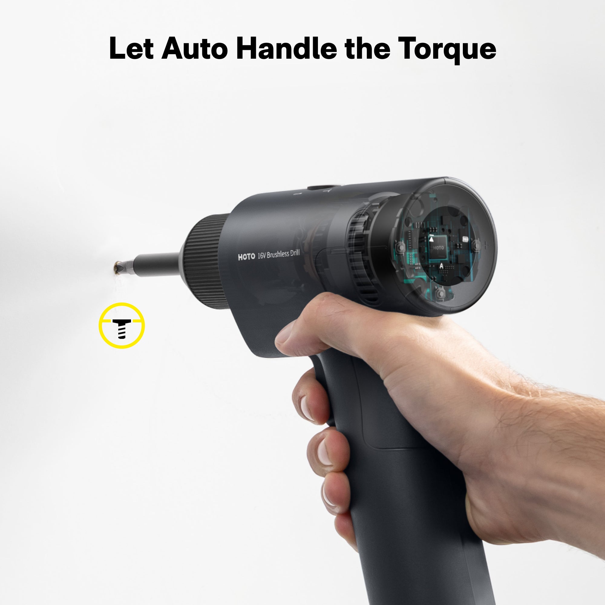 HOTO 16V Brushless Drill