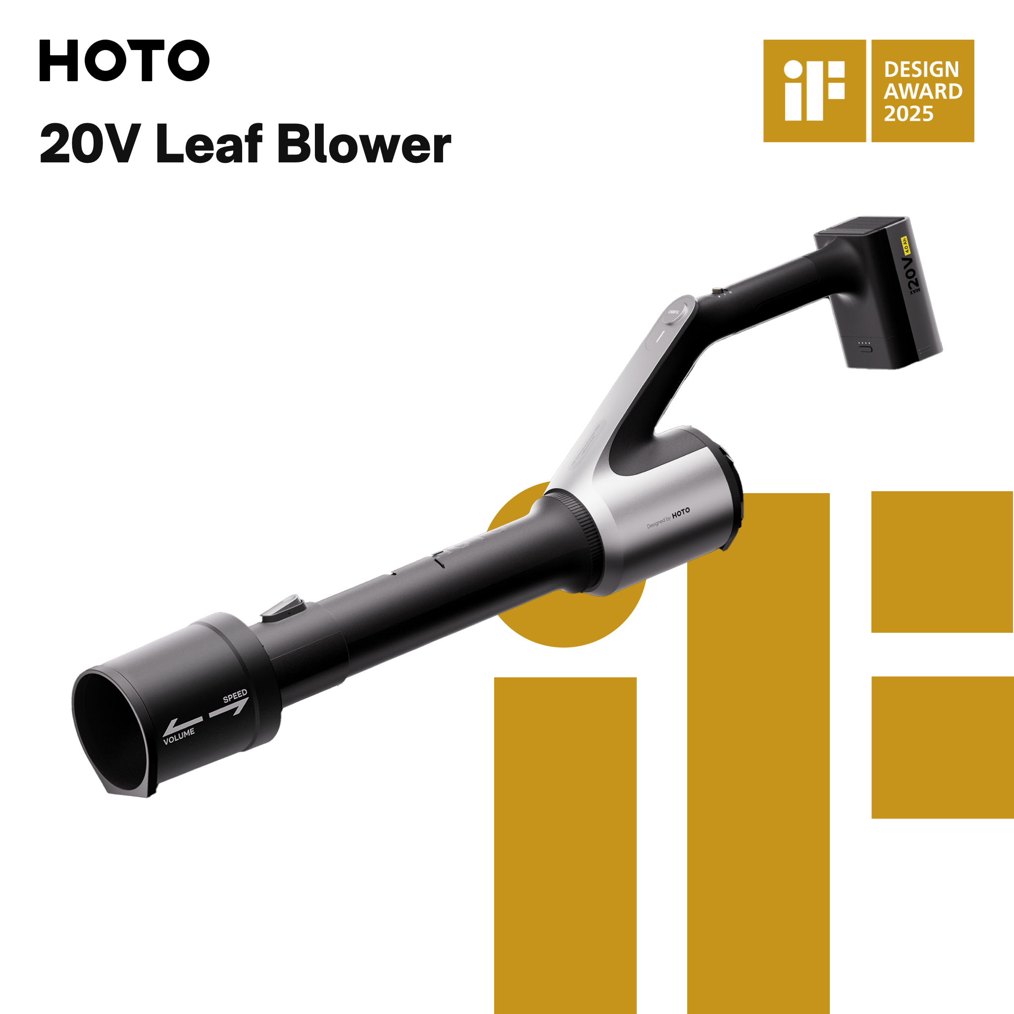 HOTO 20V Leaf Blower
