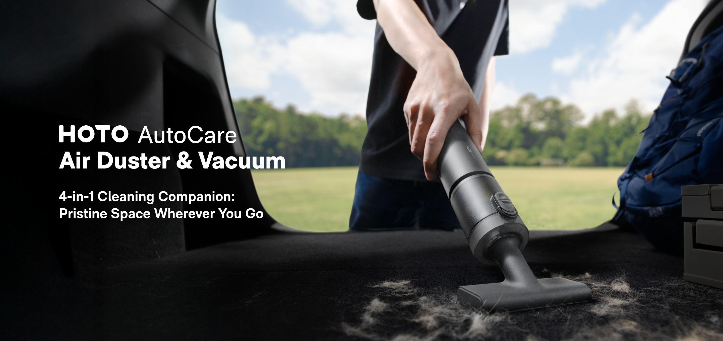 HOTO AutoCare. Tackle dust in every corner - from your car’s interior to your desktop and keyboard.