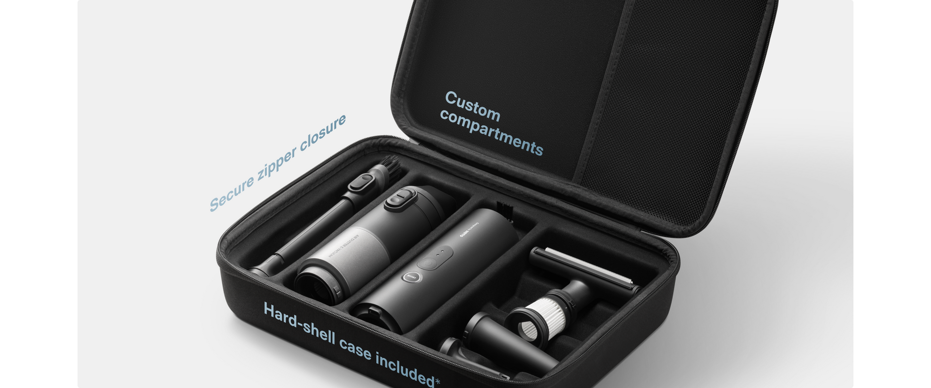 Premium hard-shell storage case