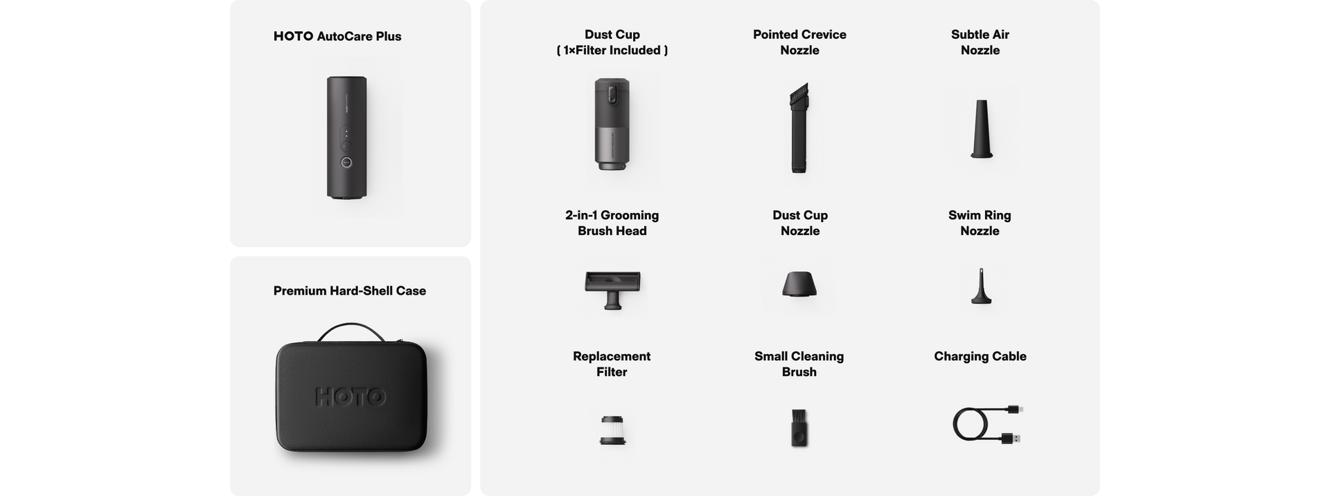 HOTO AutoCare Plus contents