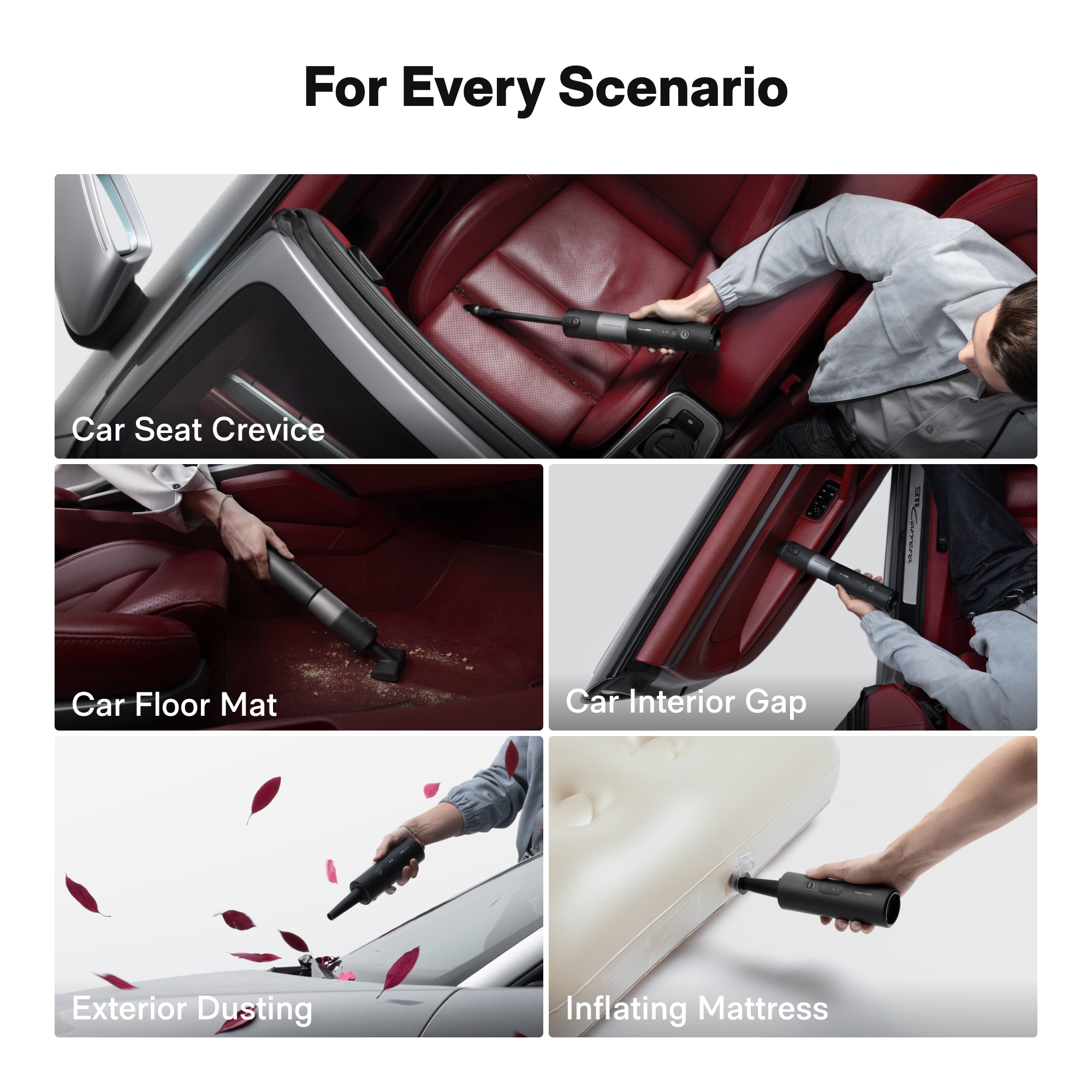 Cordless Air Duster & Handheld Car Vacuum Cleaner | HOTO Vacuum