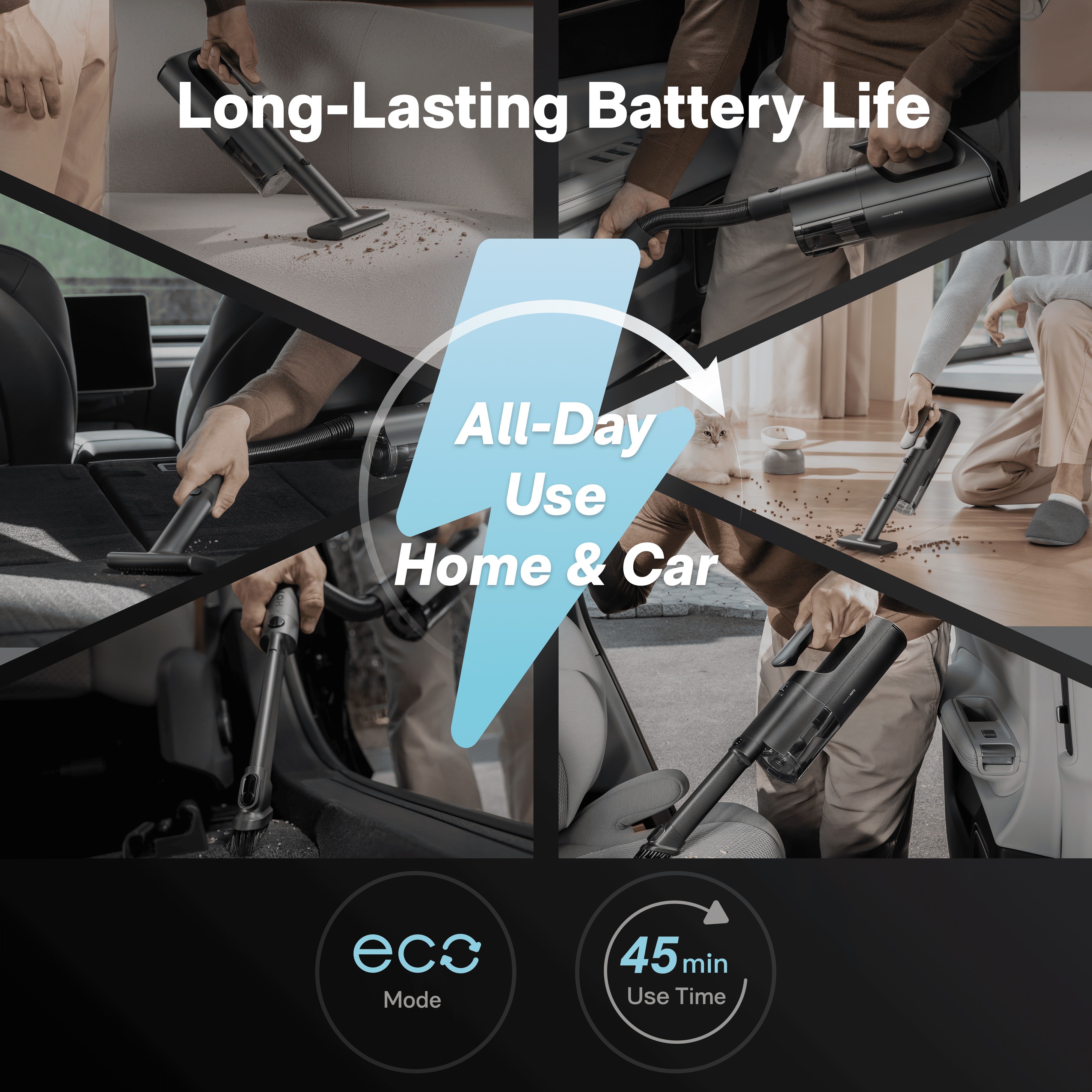 HOTO BlowVac™ Handheld Vacuum