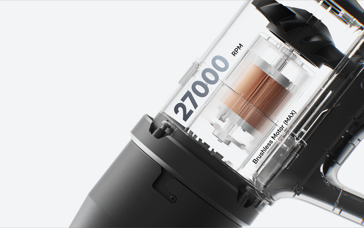 BRUSHLESS POWERTHAT KEEPS GOING Runs cooler and delivers consistent power.
