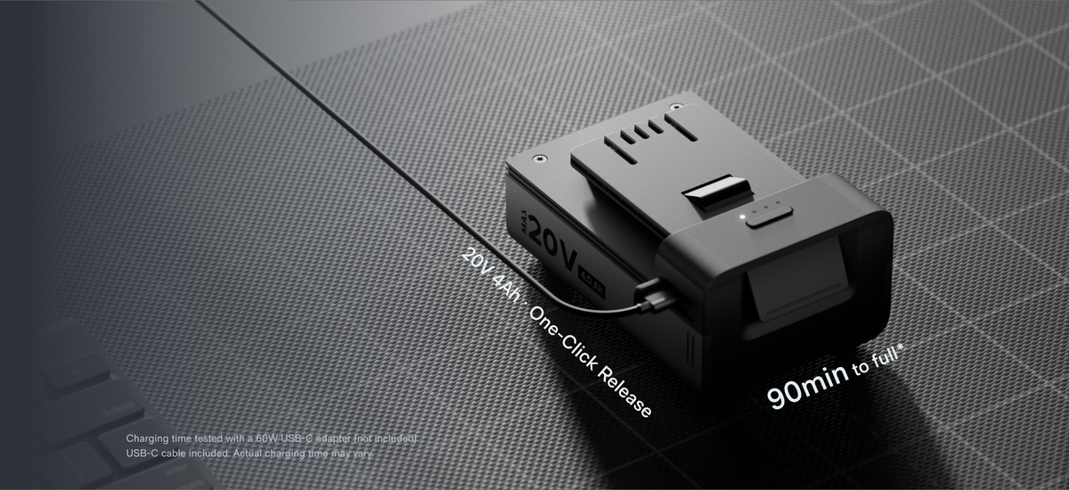 HOTO 2OV POWER WITH EASY CHARGING Recharge easily with USB-C