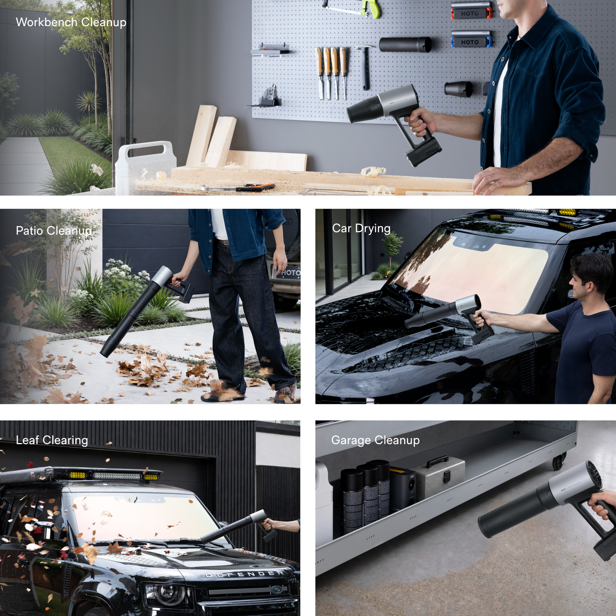 HOTO HOTO Cordless Compact Blower Kit