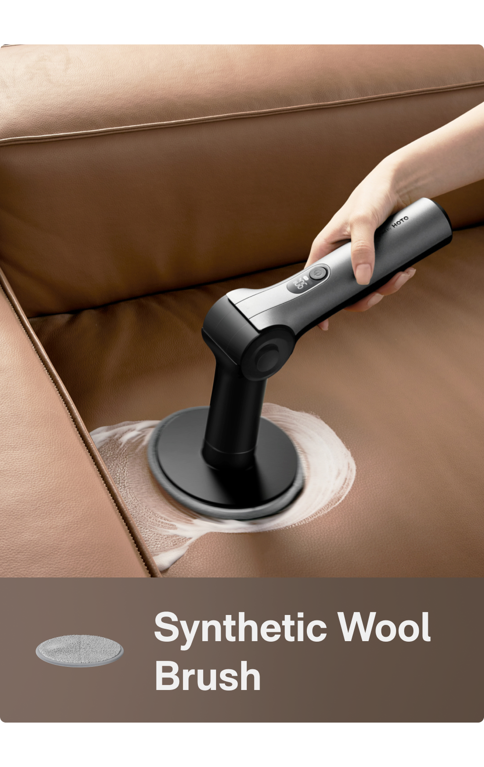Synthetic Wool Brush