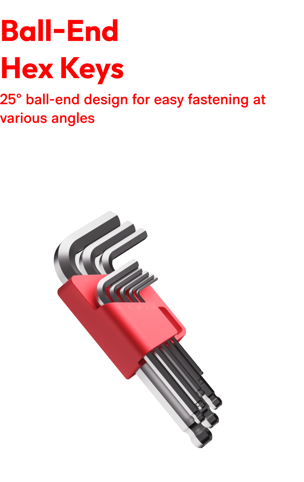 Ball-End Hex Keys