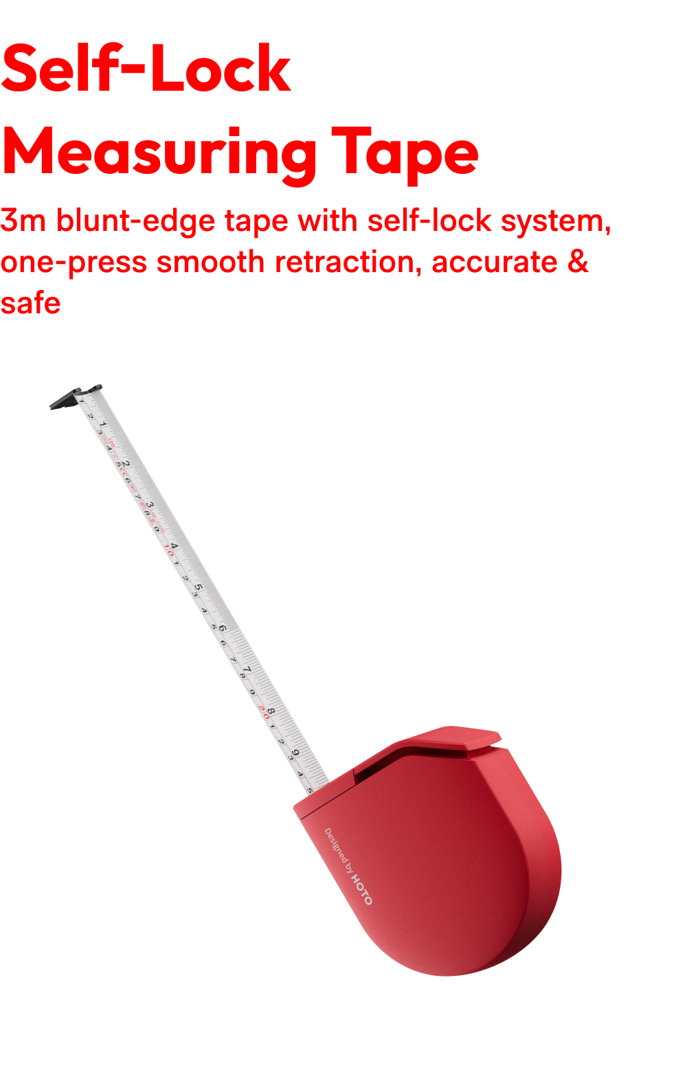 Self-Lock Measuring Tape
