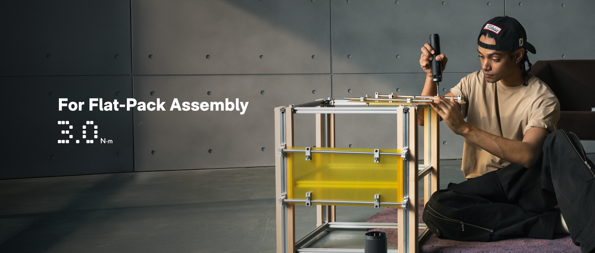 PixelDrive 3.0 N m torque level for flat-pack assembly