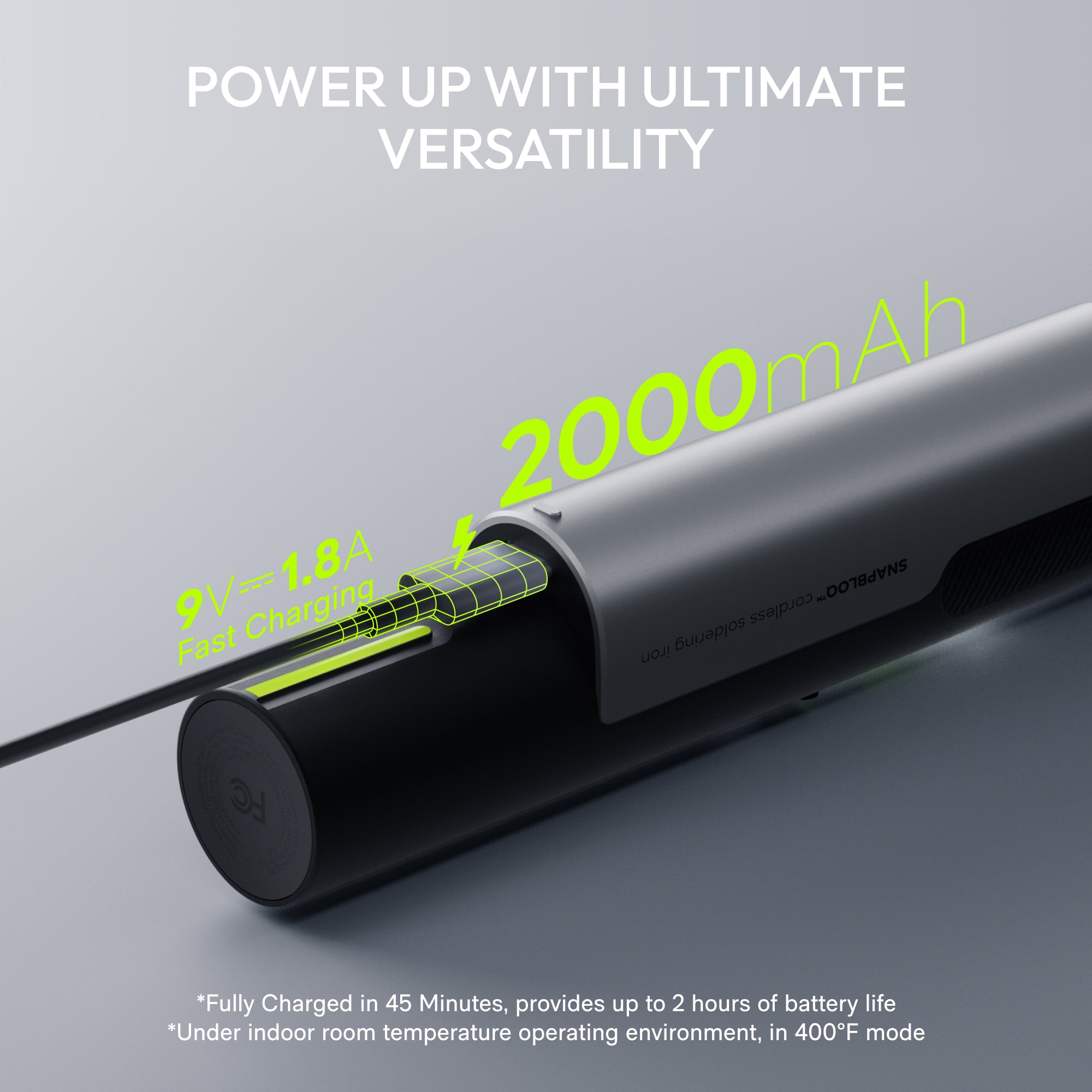 HOTO SNAPBLOQ™ Cordless Soldering Iron