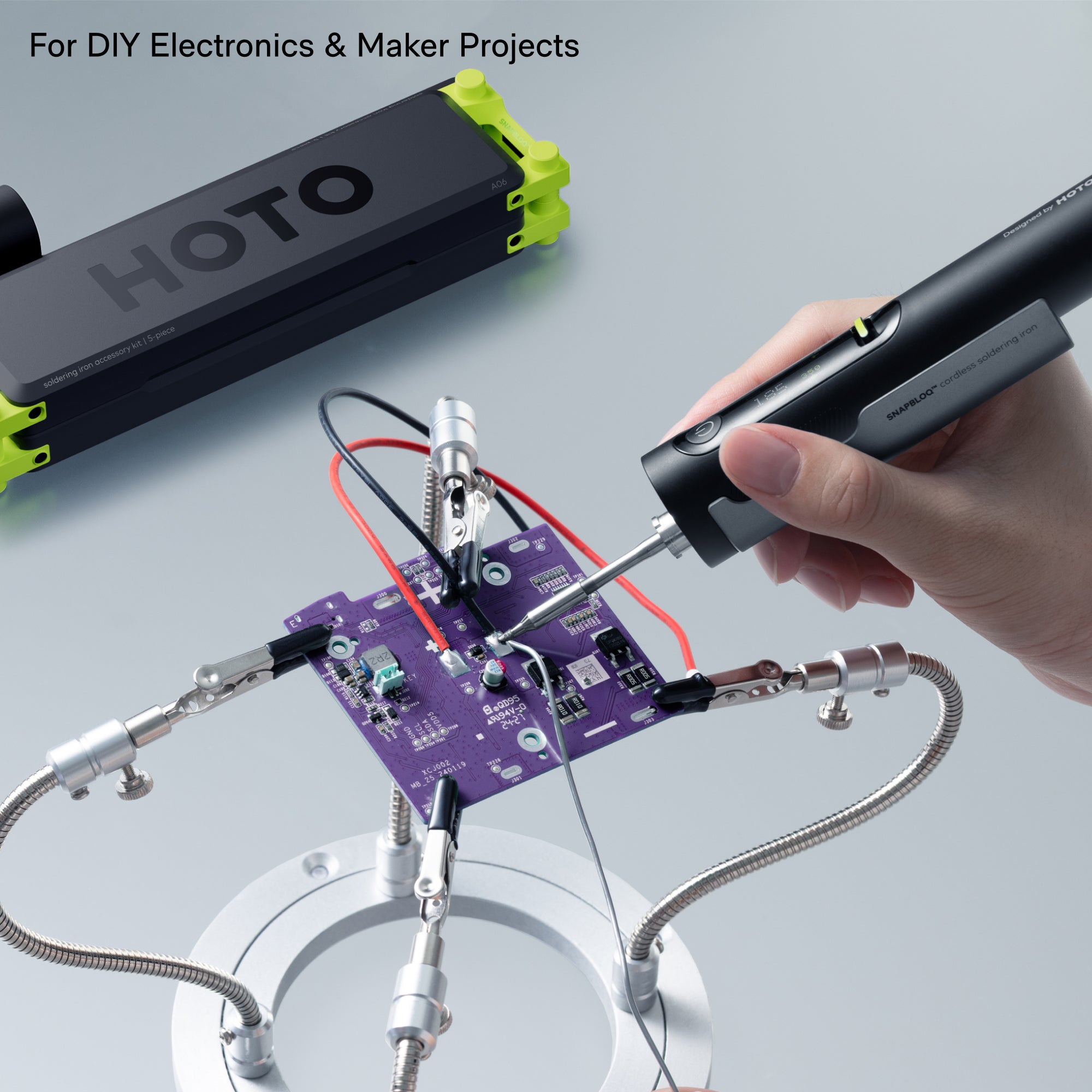 SNAPBLOQ™ I-A06 Cordlless Soldering Iron Set