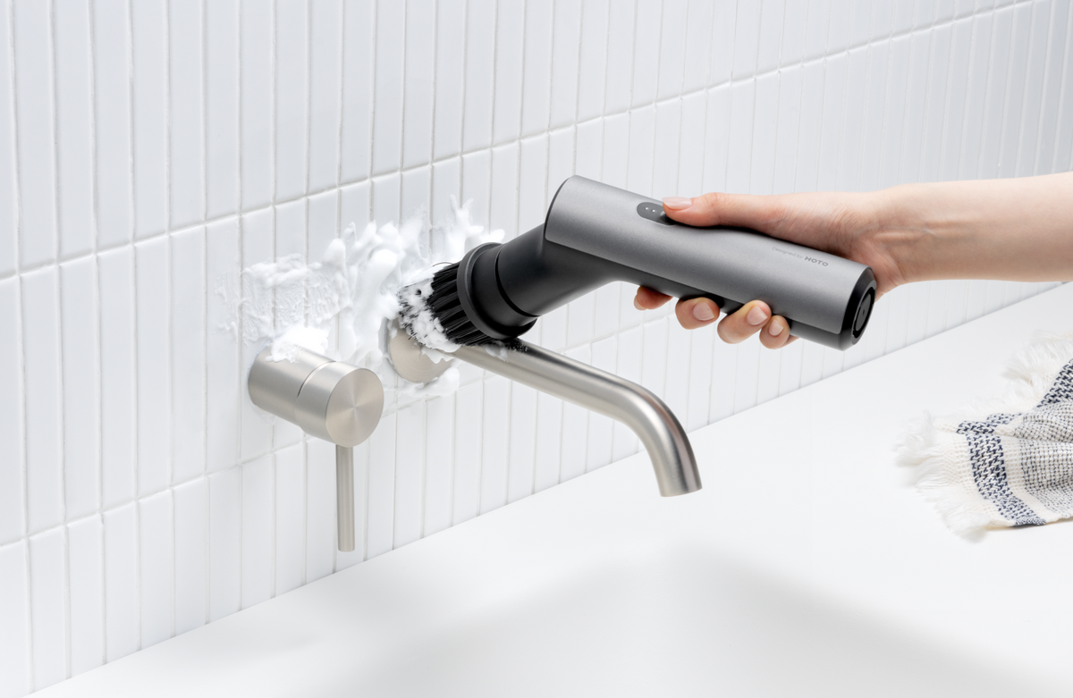 Pointed Brush Corner, grout, and other narrow areas