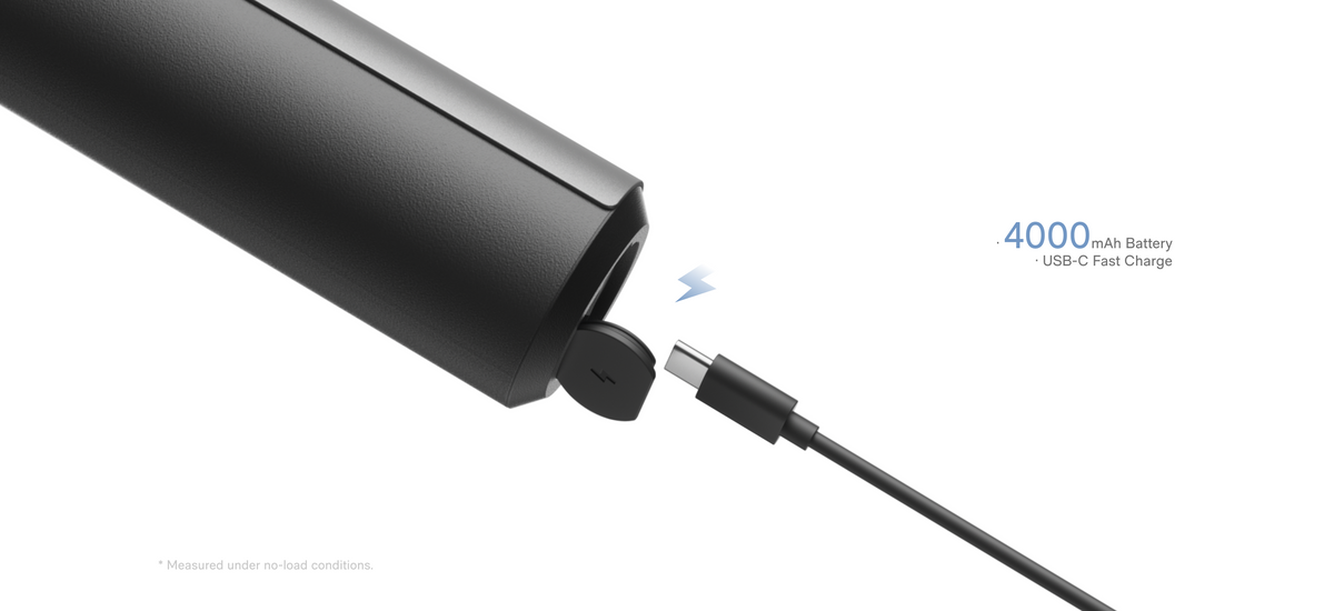 CHARGE ONCECLEAN THE WHOLE HOUSE Up to 110 Min on Eco Mode