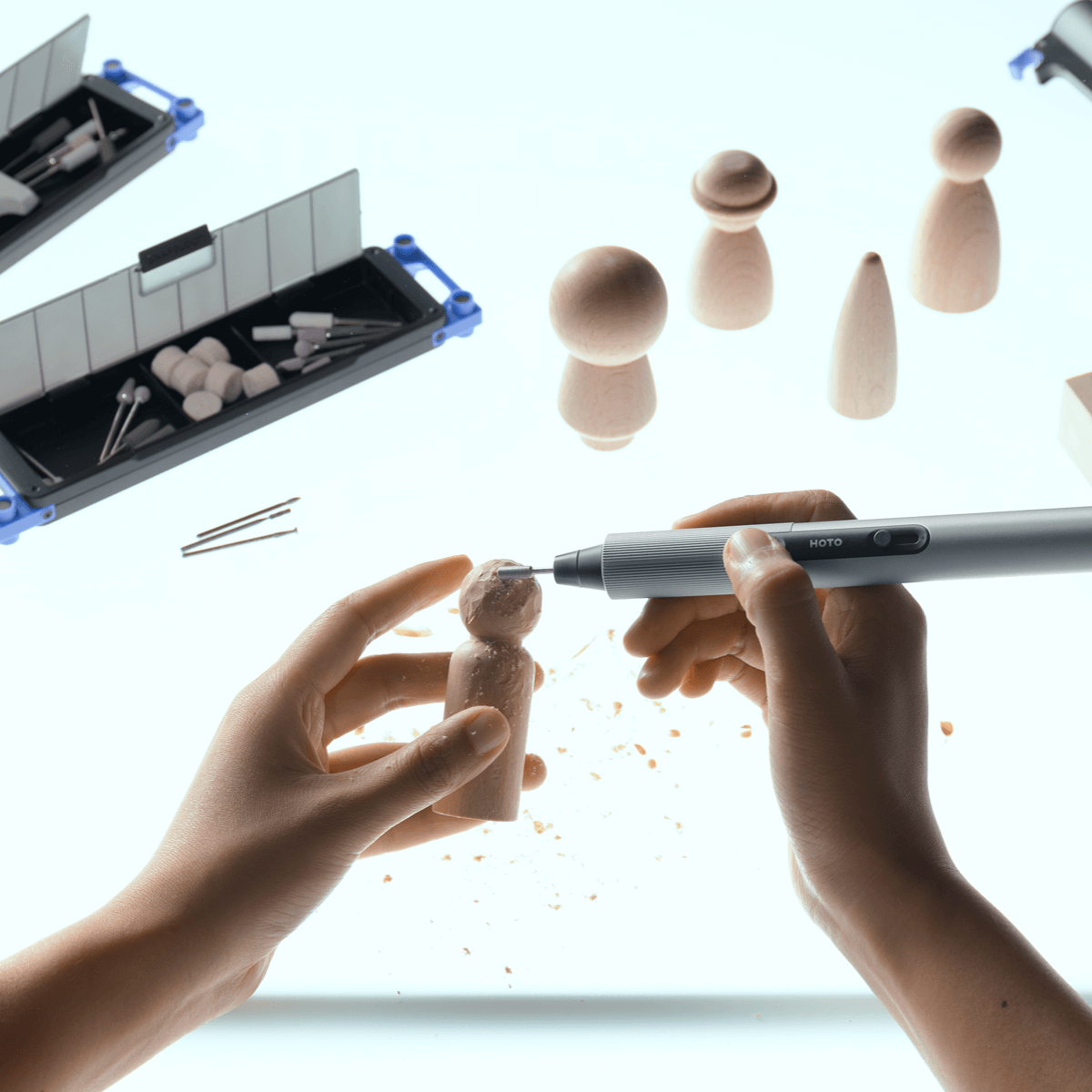 HOTO SNAPBLOQ™ R-A04 Electric Mini Rotary Tool Kit