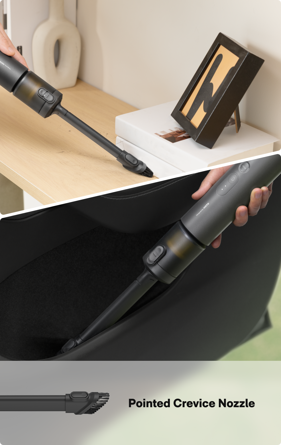 Pointed Crevice Nozzle