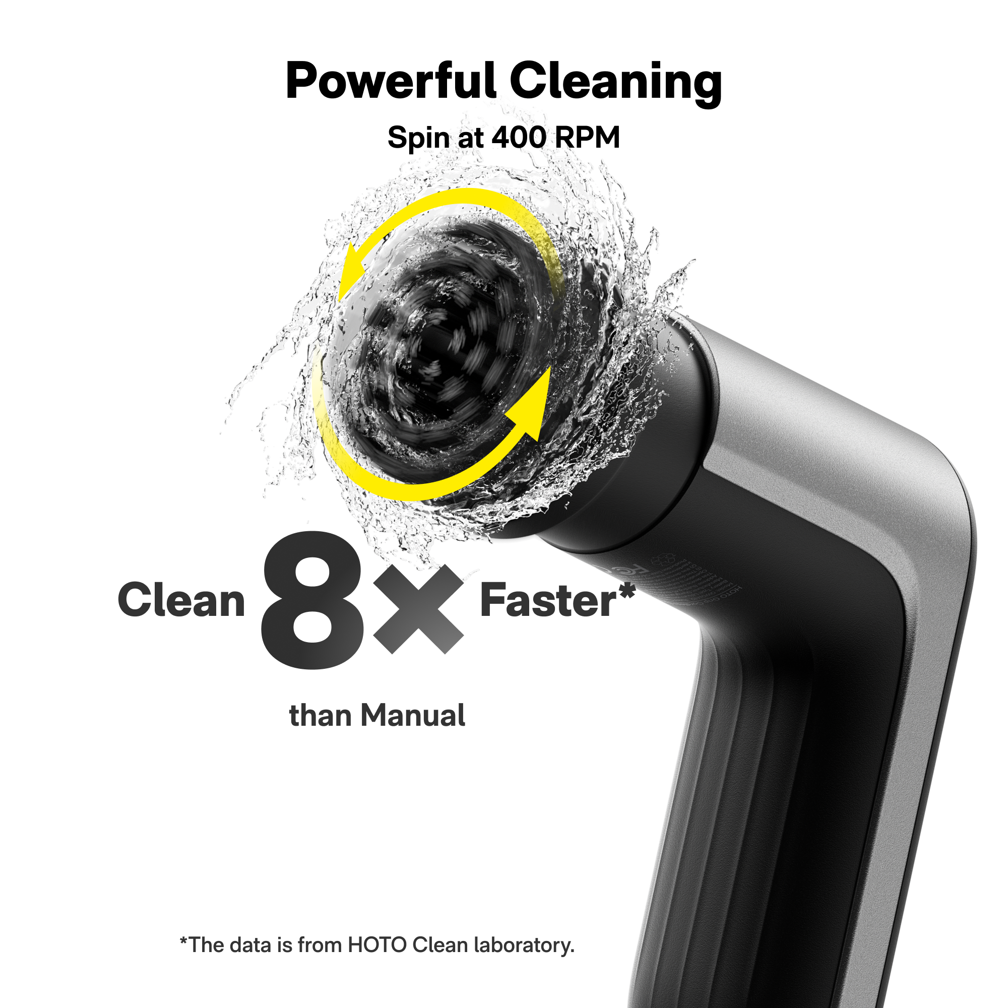HOTO HOTO Grip™ Cordless Spin Scrubber