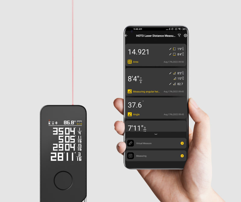 HOTO Smart Laser Measure: it does so with ease - DesignWanted : DesignWanted