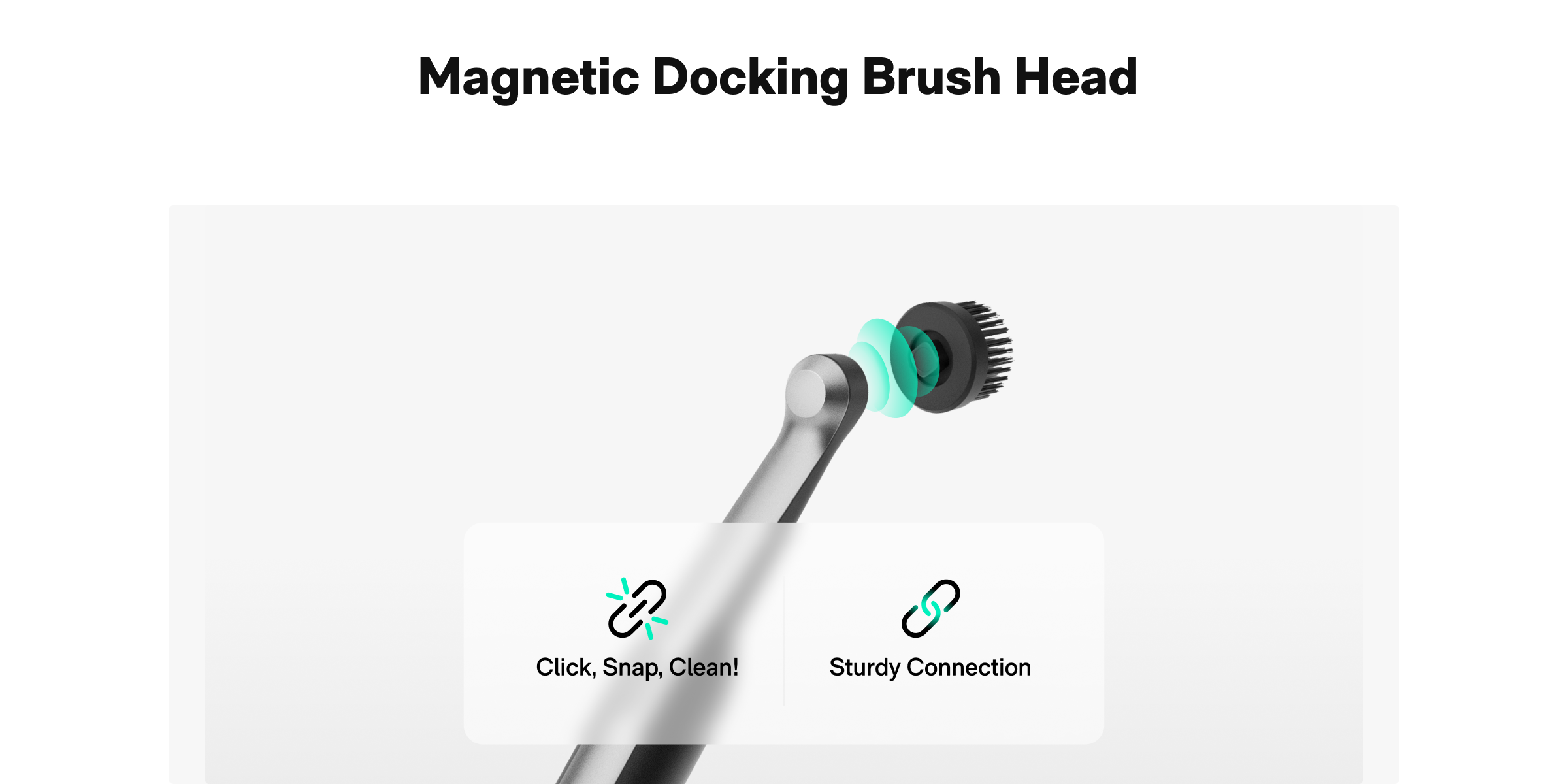 Magnetic Docking Brush Head