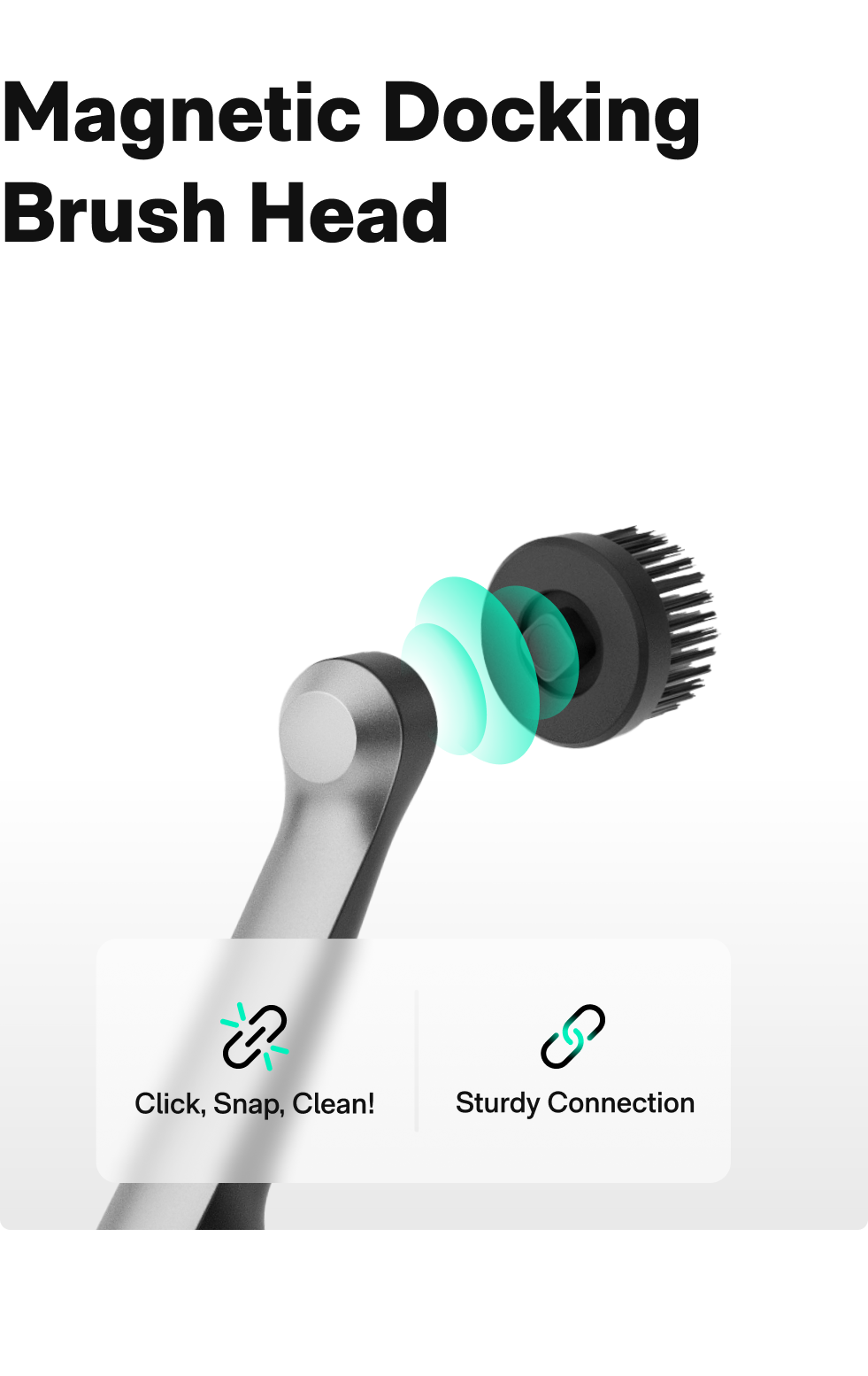 Magnetic Docking Brush Head