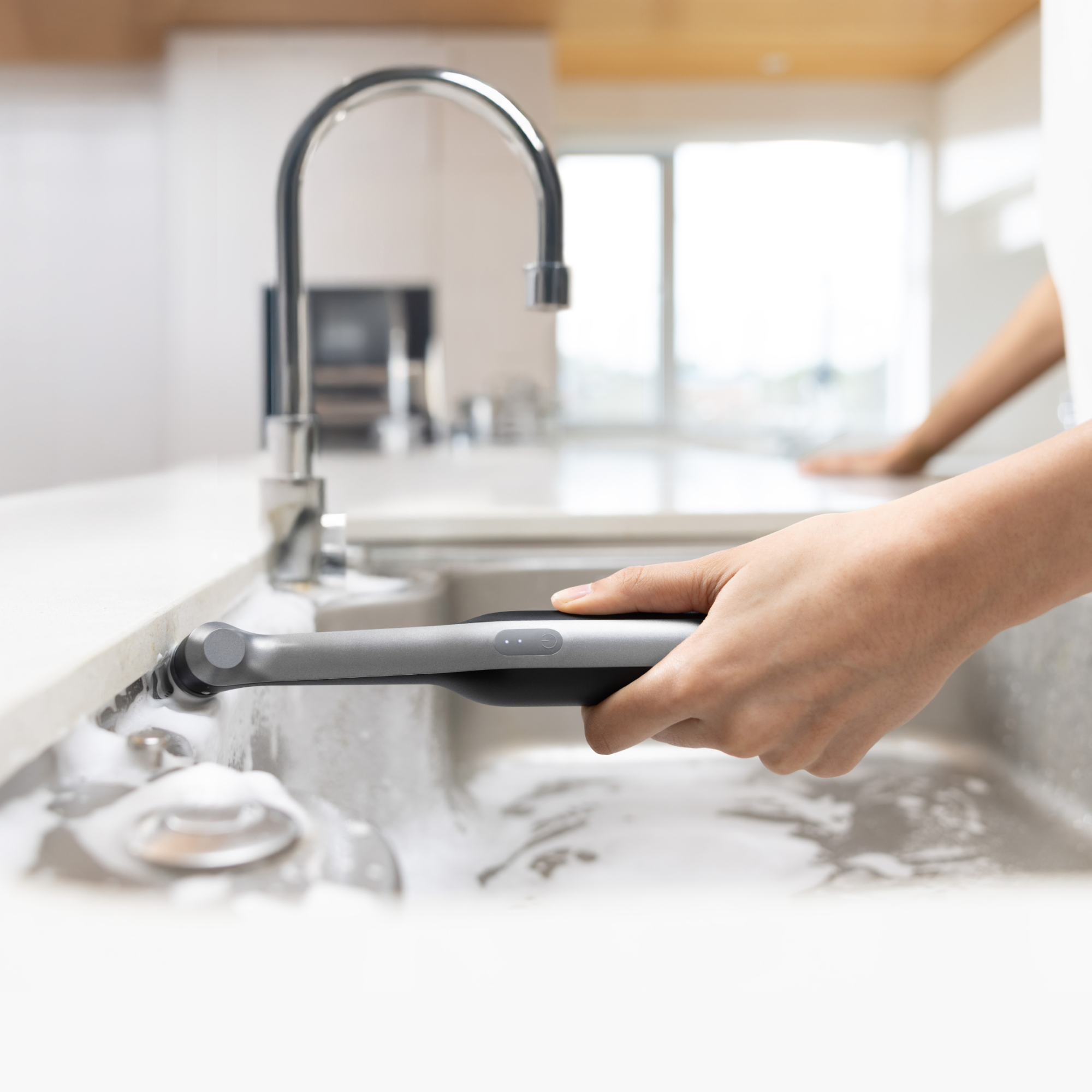 HOTO Wand Cordless Spin Scrubber