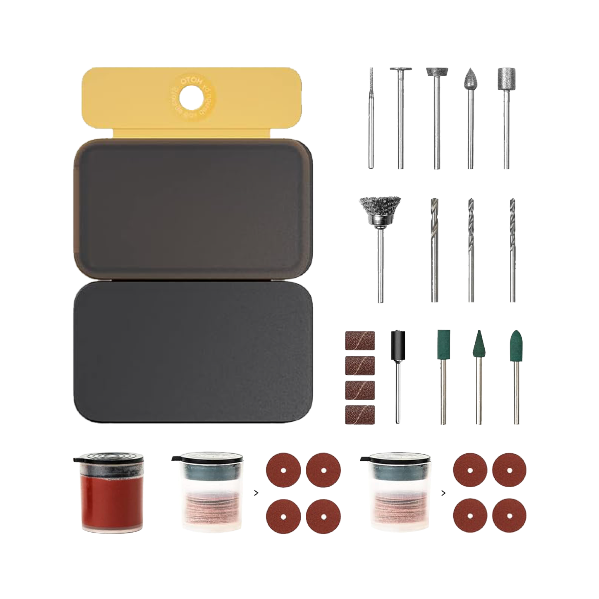 HOTO 60-Piece Rotary Tool Accessories Kit