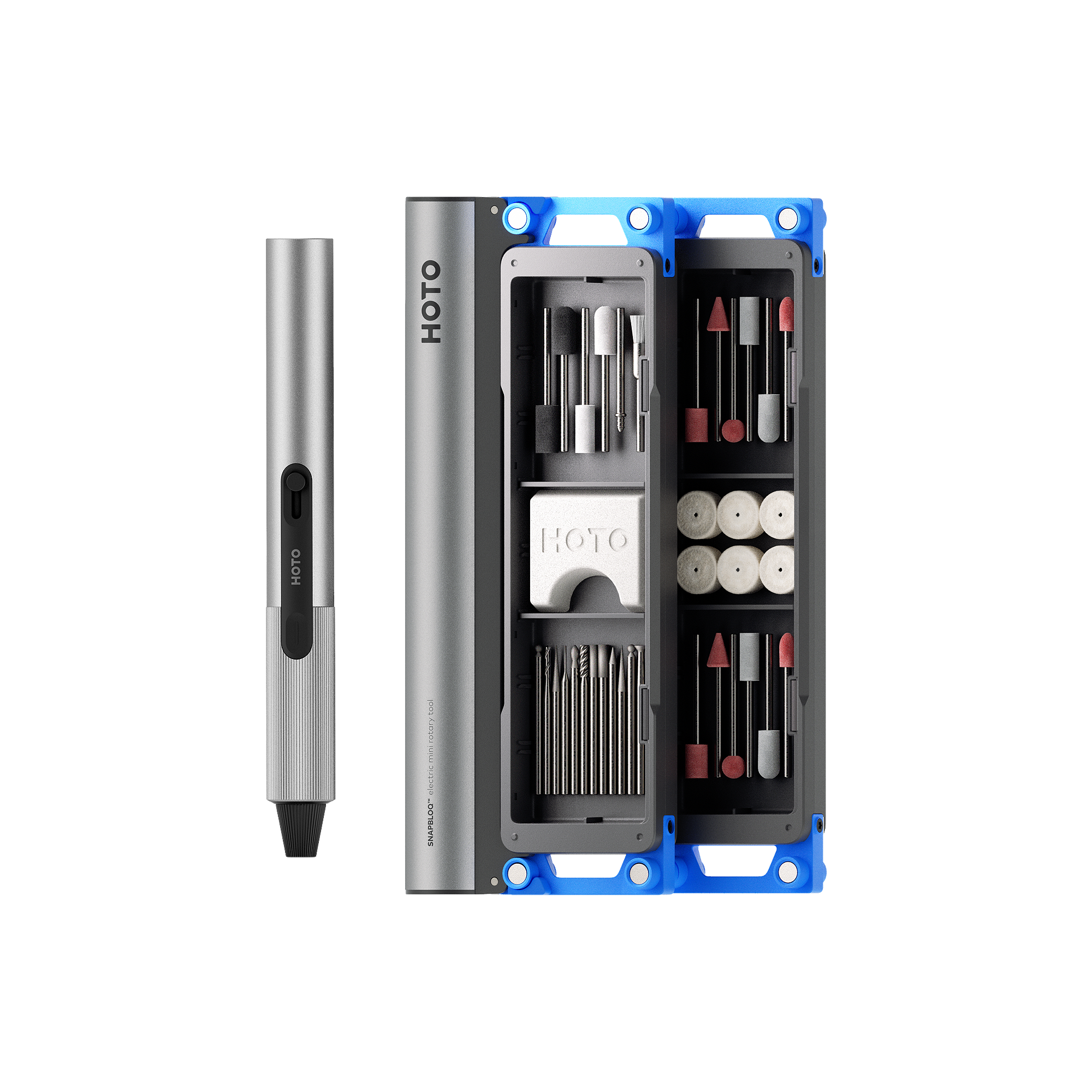 HOTO SNAPBLOQ™ R-A04 Electric Mini Rotary Tool Kit