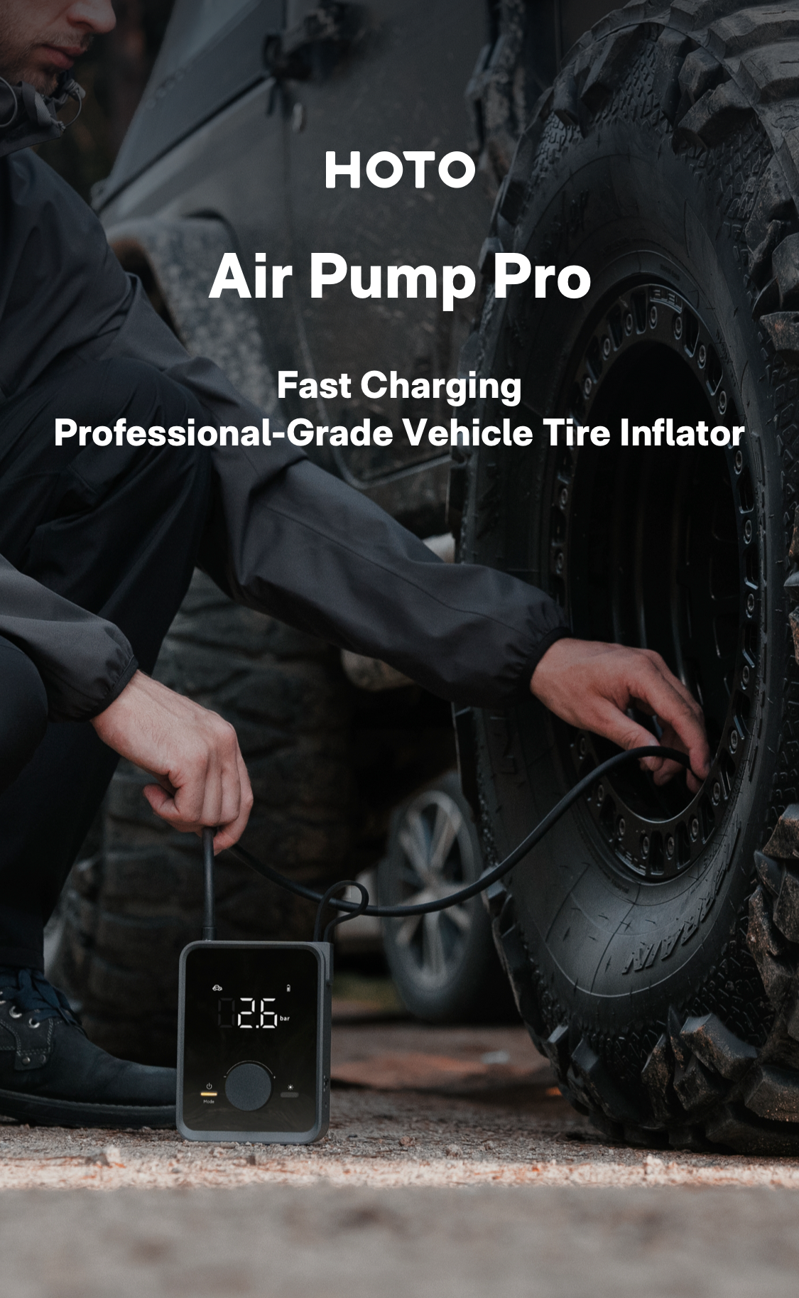HOTO Air Pump Pro | Fast & Portable Electric Tire Inflator HOTO Air Pump Pro | Fast & Portable Electric Tire Inflator