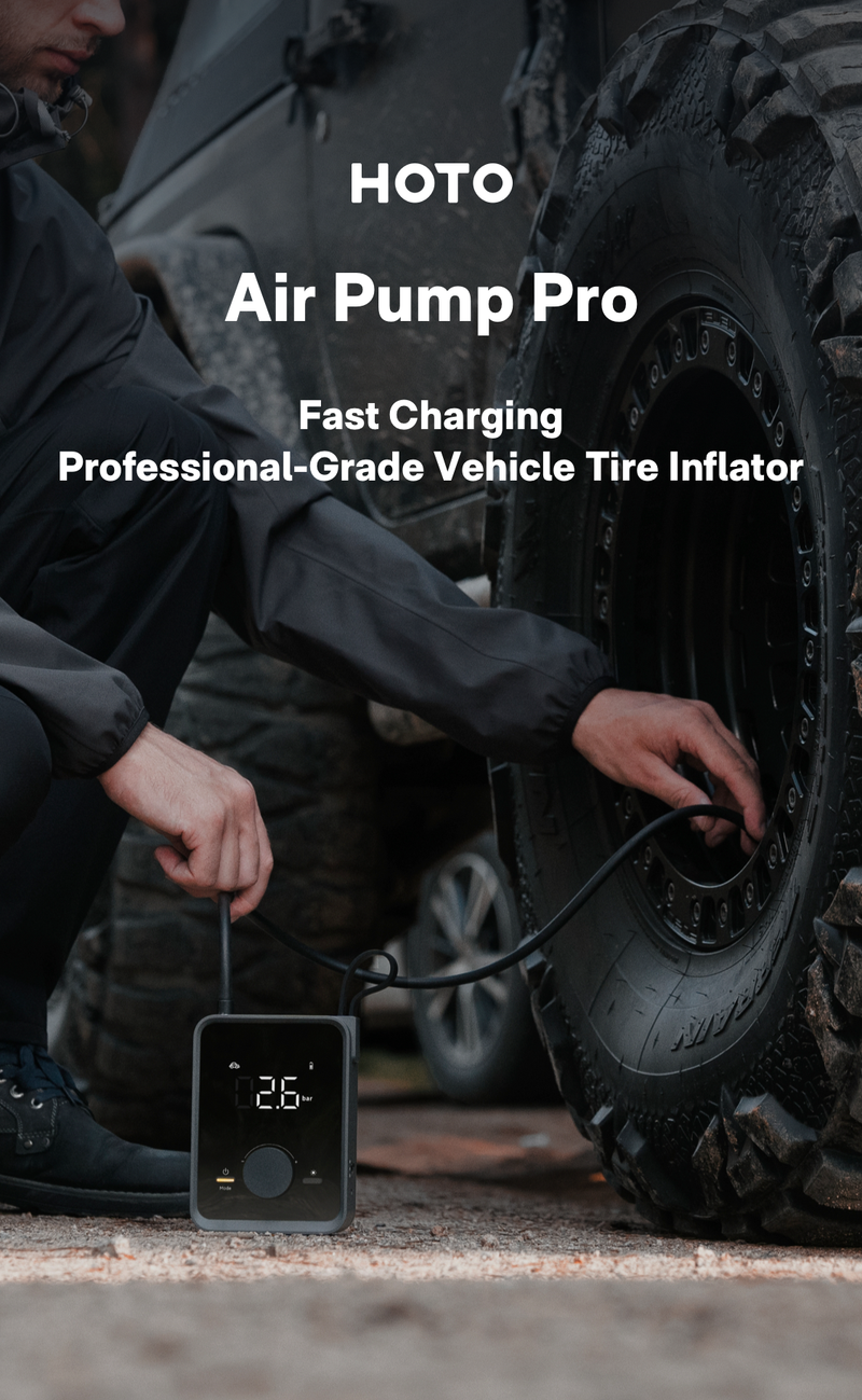 HOTO Air Pump Pro | Fast & Portable Electric Tire Inflator HOTO Air Pump Pro | Fast & Portable Electric Tire Inflator