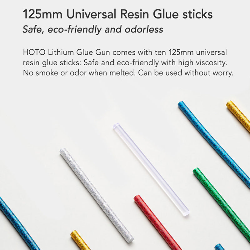 15Pcs Hot Glue Sticks, 270 X11mm Black Hot Melt Glue Sticks For