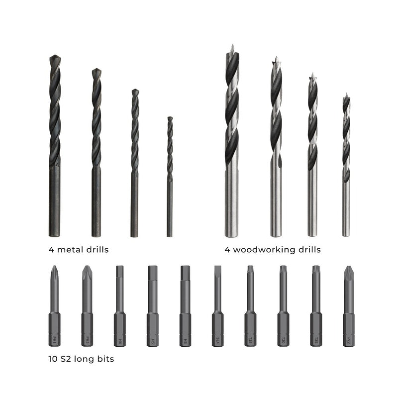 Hoto 12V Brushless Drill tool Set